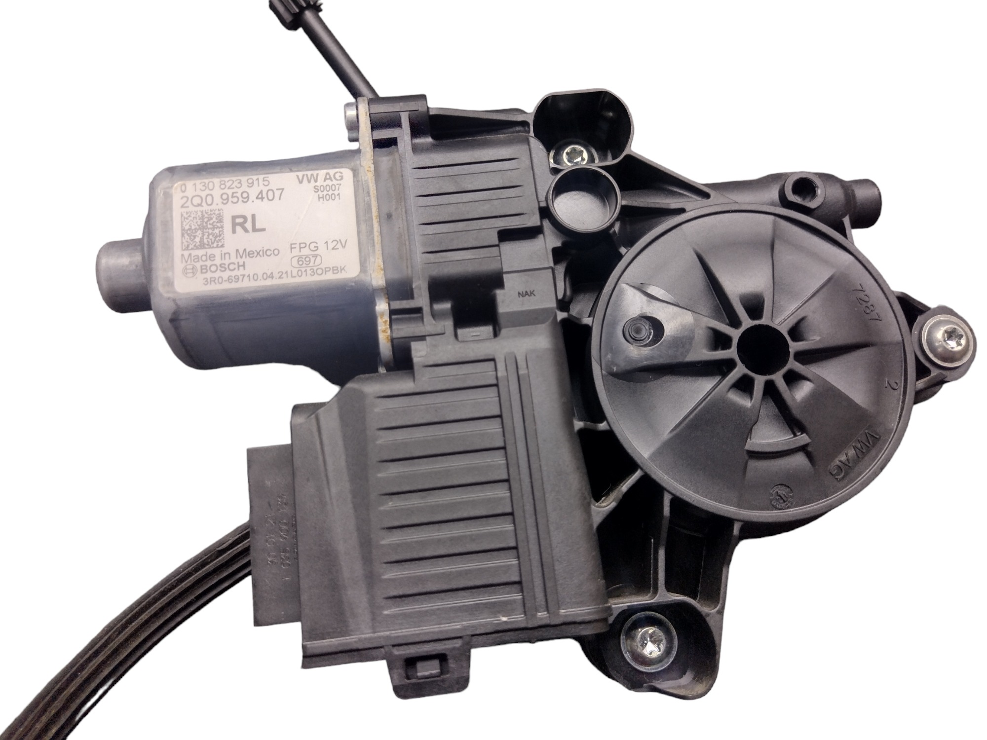 Máquina De Vidro Traseira Esquerda Vw Nivus 2021 4