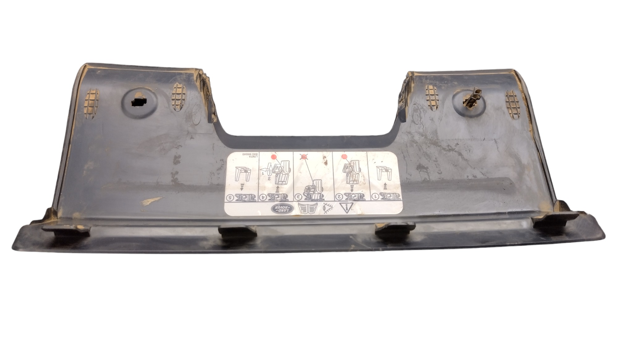 Tampa Parachoque Traseiro Range Rover Sport 2011 Preto 4