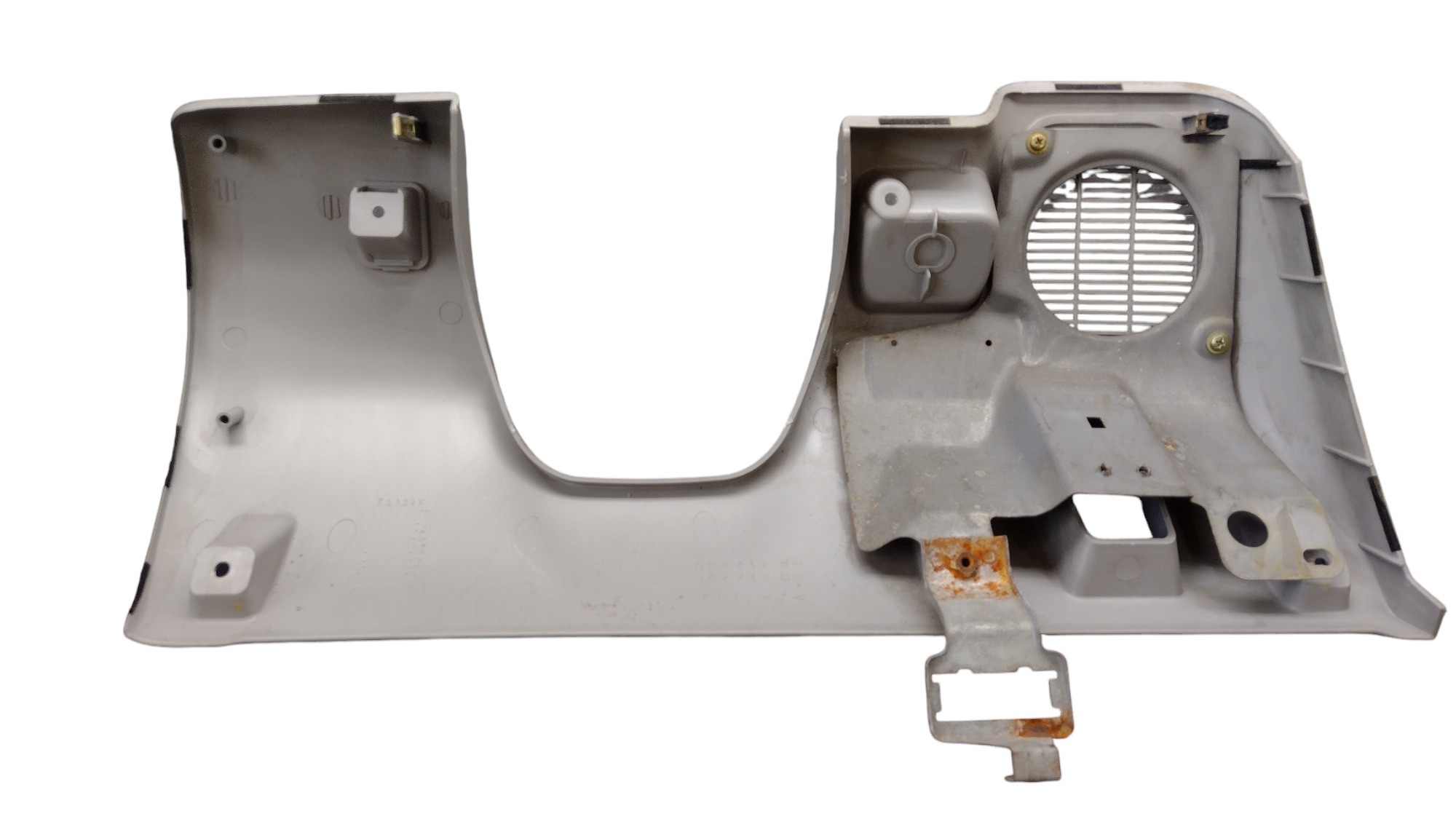 Acabamento Inferior Painel Mitsubishi Pajero Sport 2010 Cinza 3