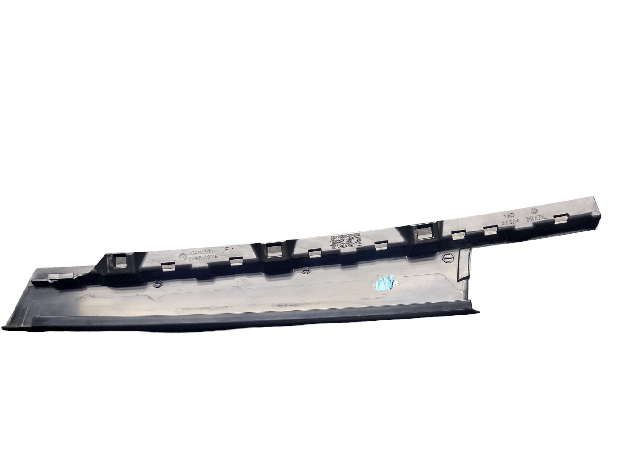 Acabamento Porta Dianteira Esquerda Vw Nivus 2021  Preto 2