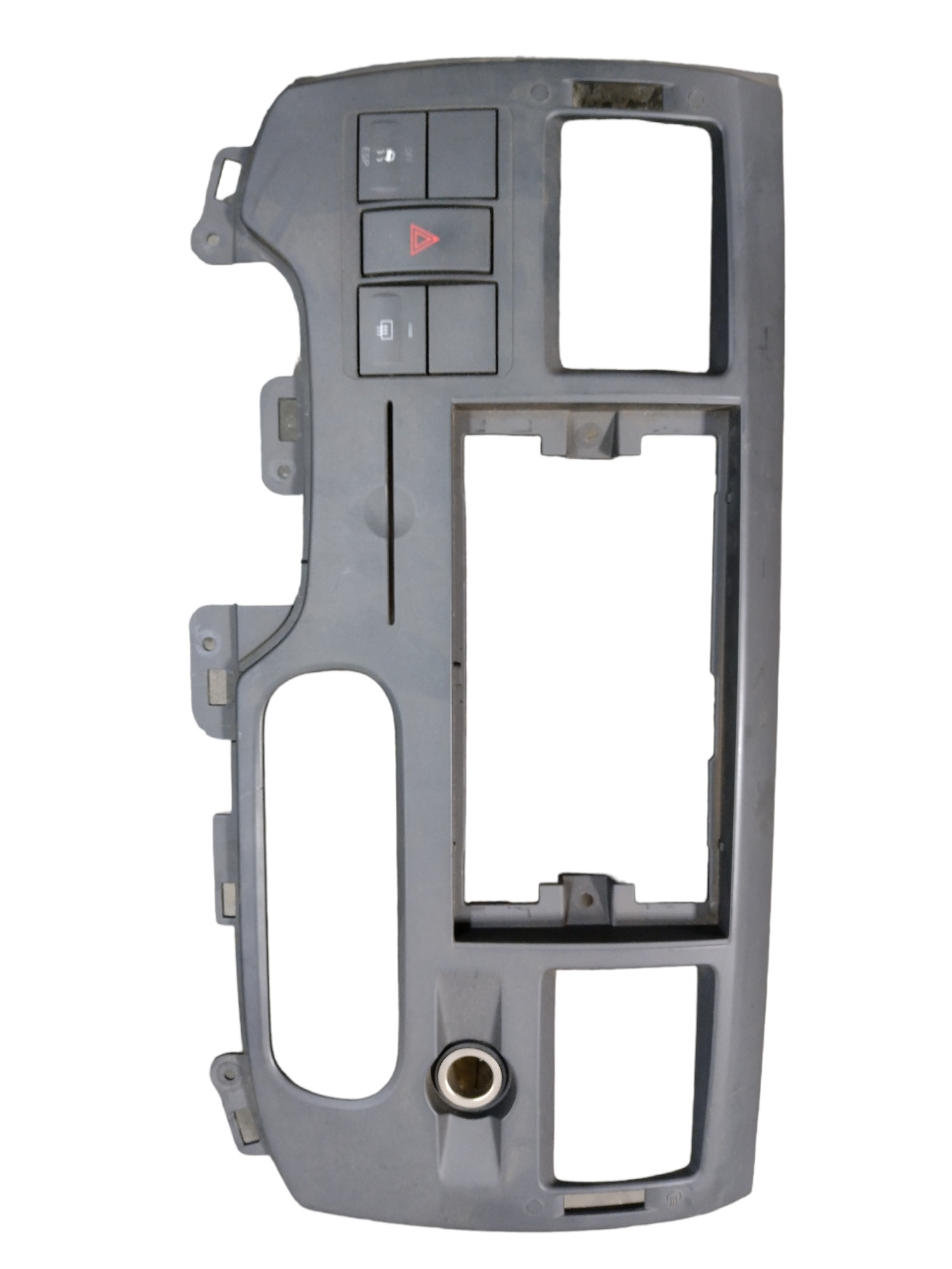 Moldura Central Painel Ford Transit 2011 Preto 5