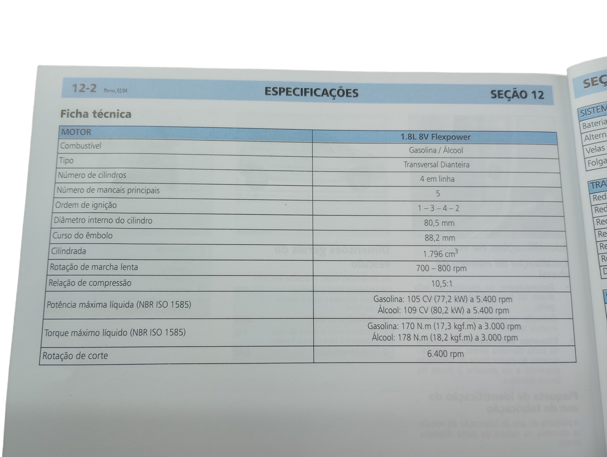 Manual Do Proprietário Chevrolet Meriva 1.8 Flex 2004 4