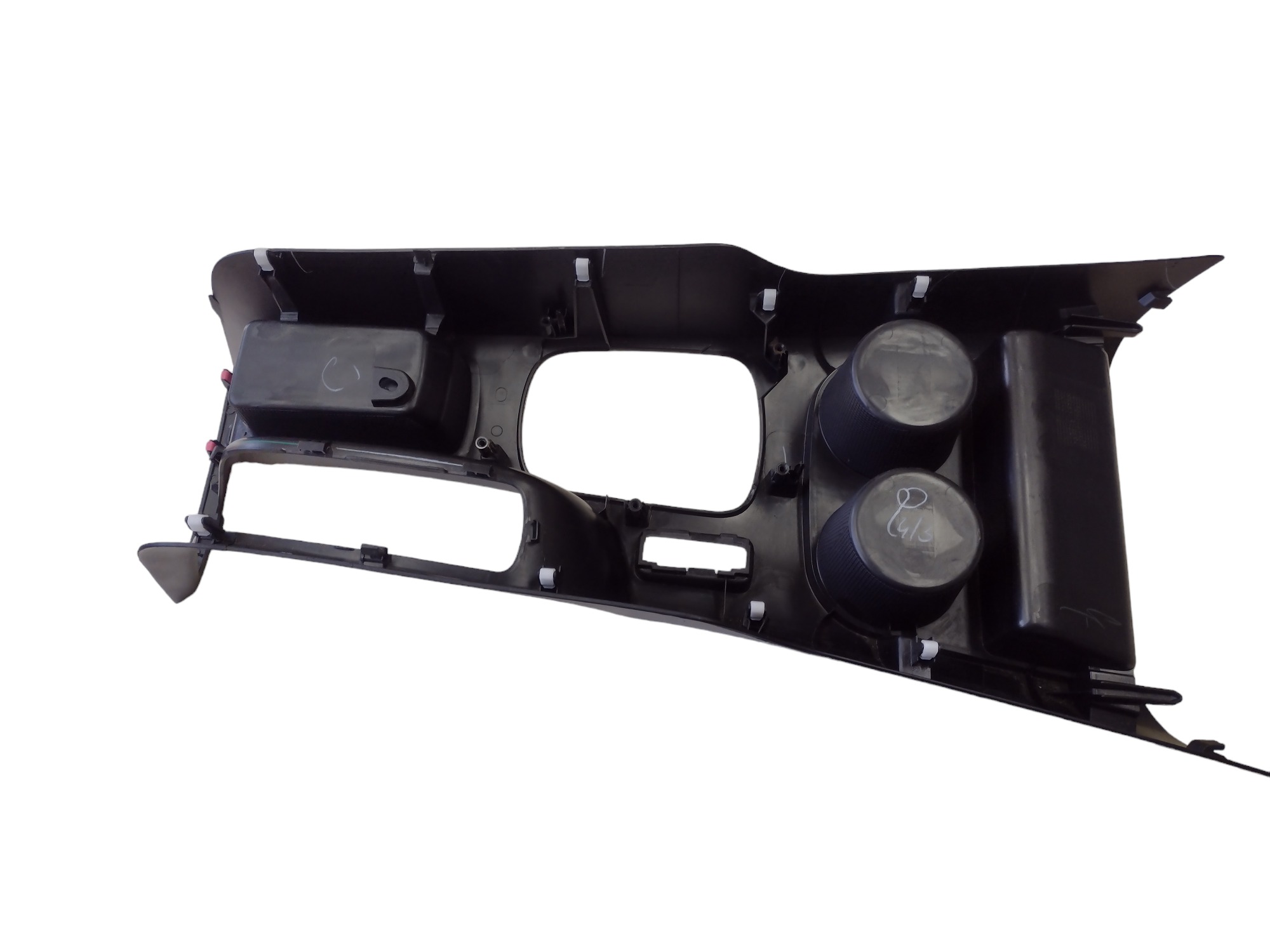 Moldura Acabamento Superior Porta Copos Central Hilux 2021 Preto 3