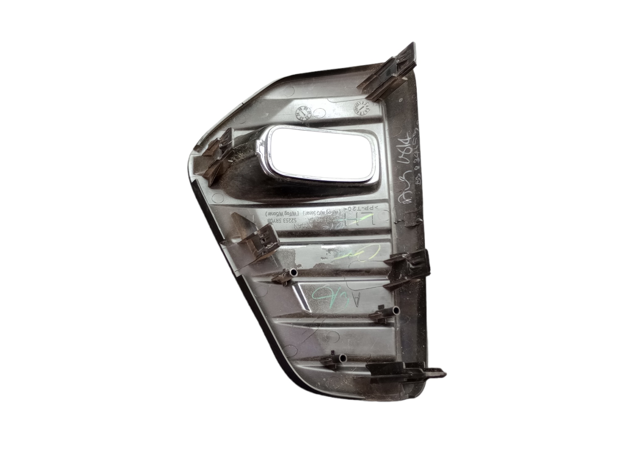 Moldura L.e Farol Auxiliar Milha Nissan Kicks 2022 5