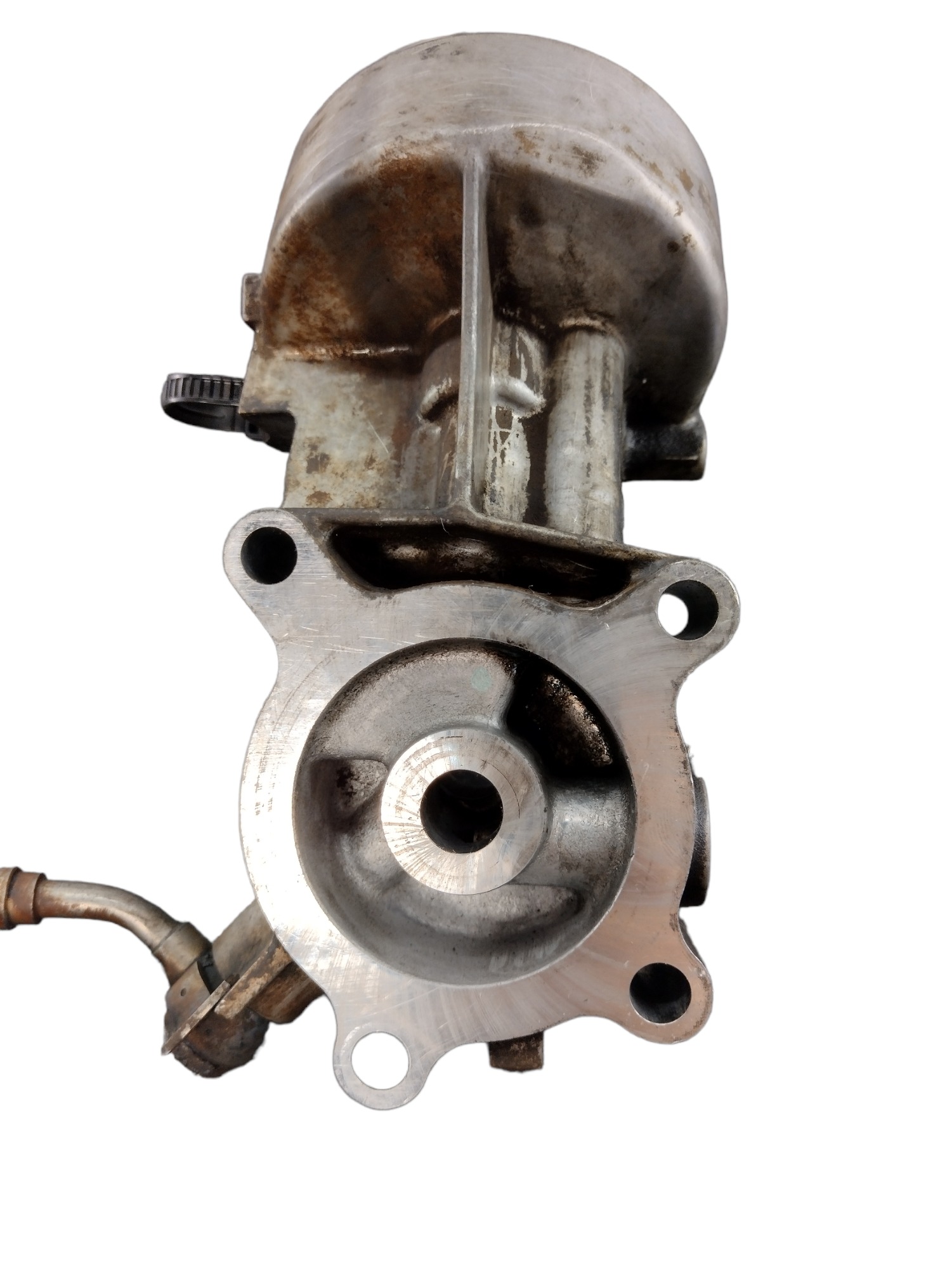 Suporte Filtro De Oleo Nissan Frontier 2.5 2010 Prata 2