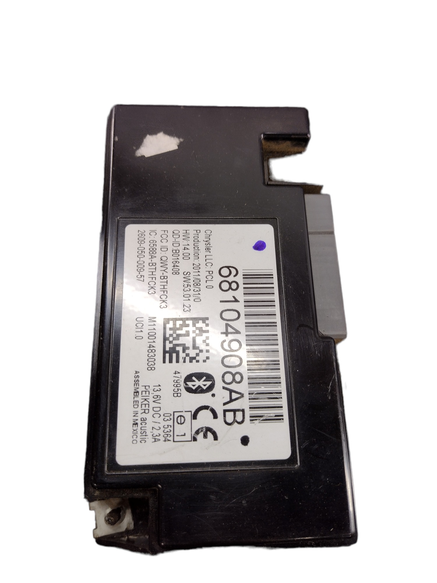 Módulo Bluetooth Dodge Ram 2012 68104908ab 2