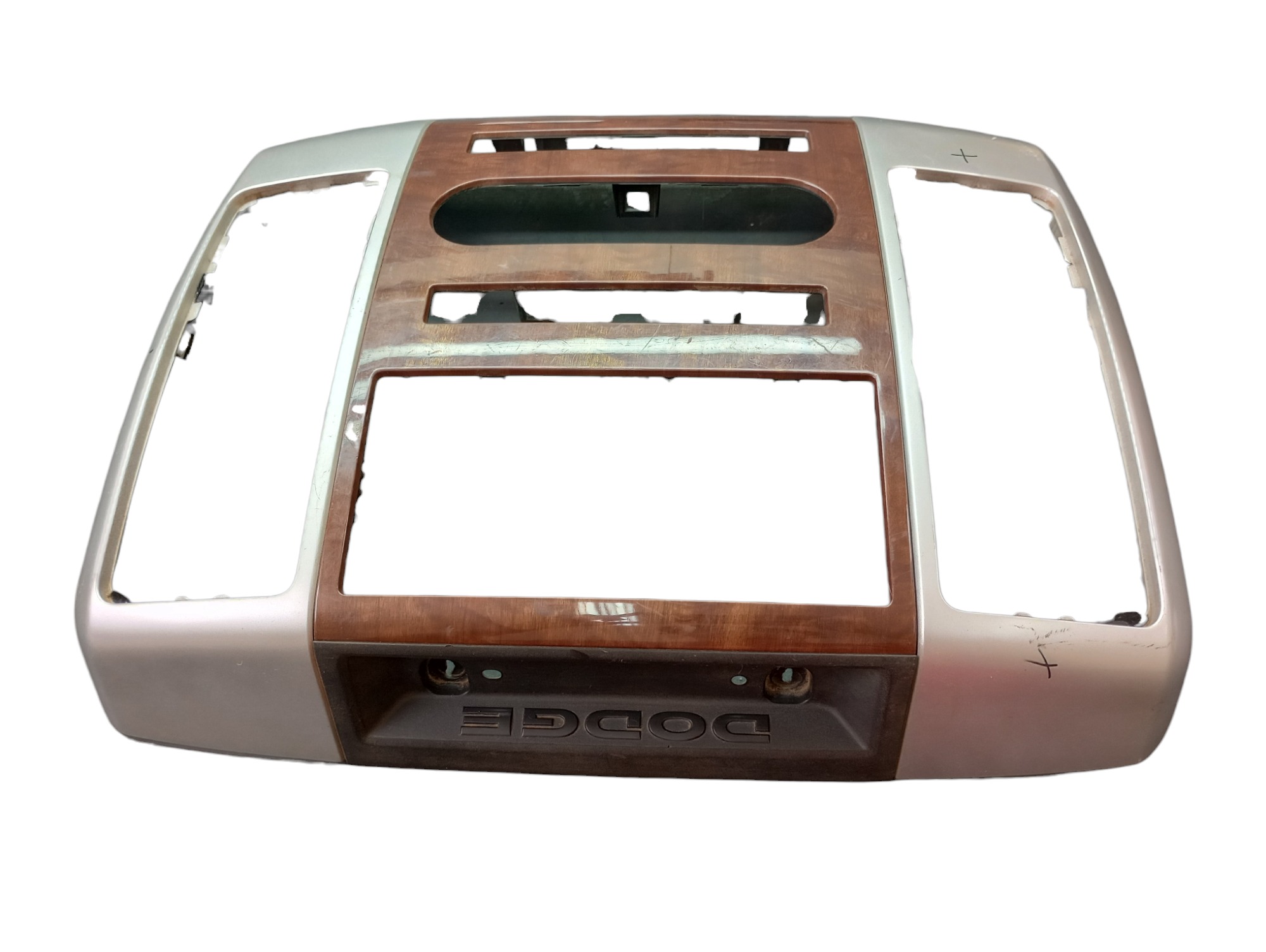 Moldura Painel Central Dodge Ram 2012  Marrom 4