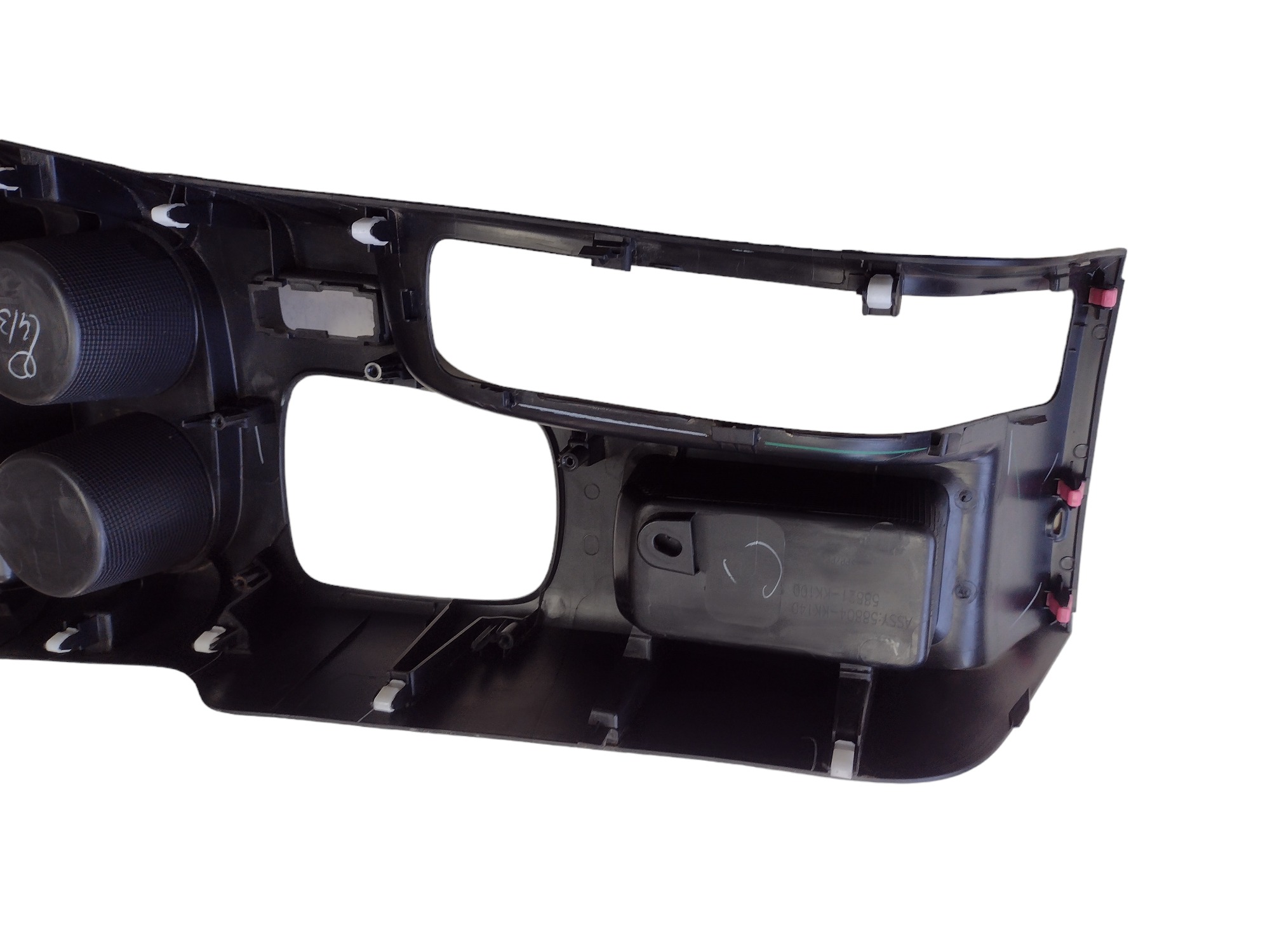Moldura Acabamento Superior Porta Copos Central Hilux 2021 Preto 6