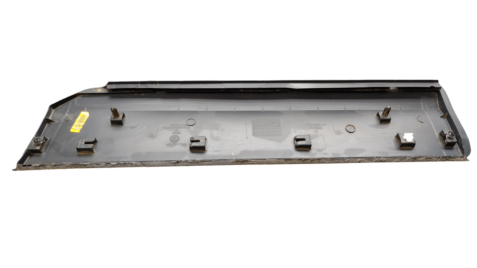 Friso Inferio Porta T.d Vw Tcross 2023 Preto 4