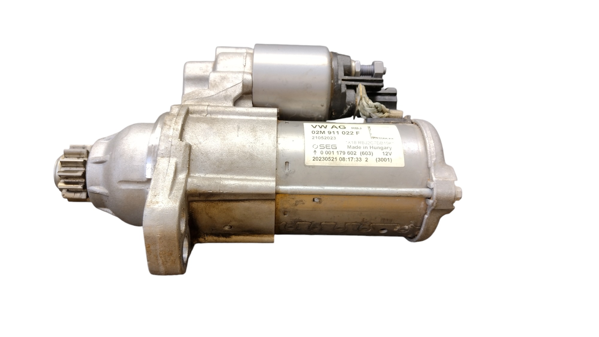 Motor De Arranque Vw Nivus 1.0 Turbo 2023 2