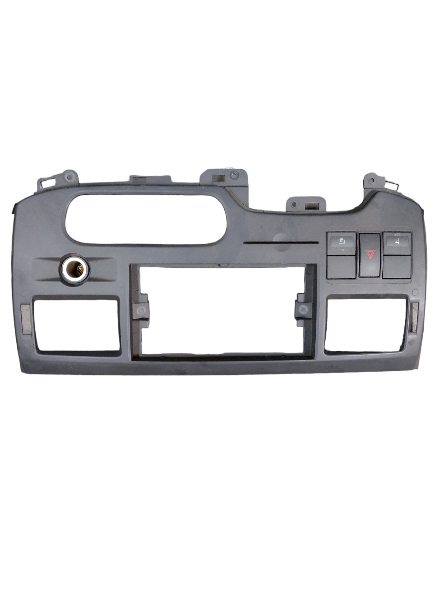 Moldura Central Painel Ford Transit 2011 Preto 3