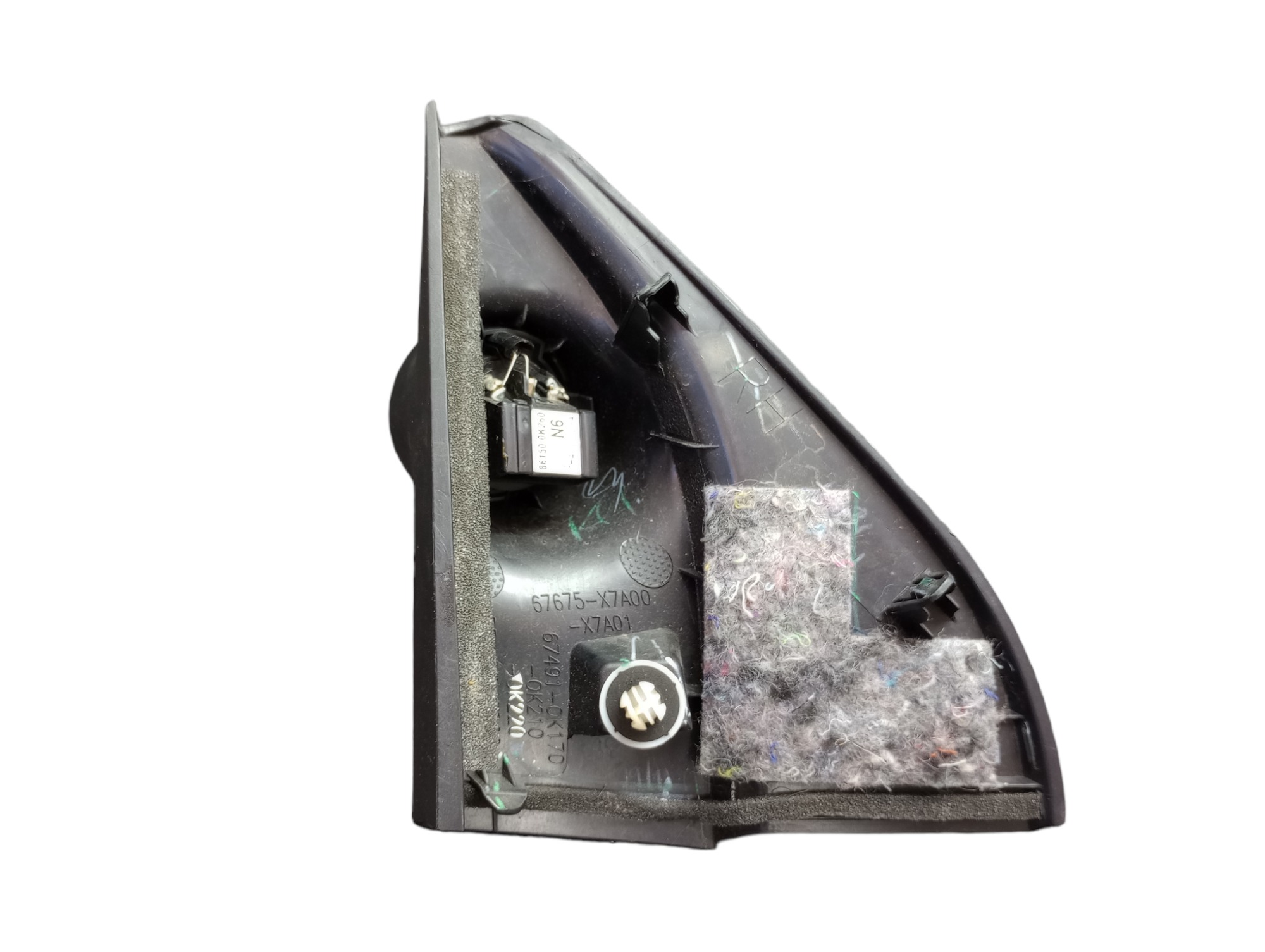 Acabamento Interno Retrovisor L.d Hilux Sw4 2019 Preto 4