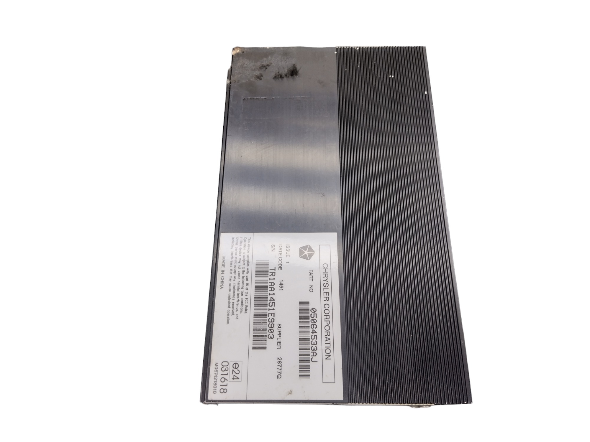 Módulo Amplificador Som Grand Cherokee 3.6 V6 2011 2