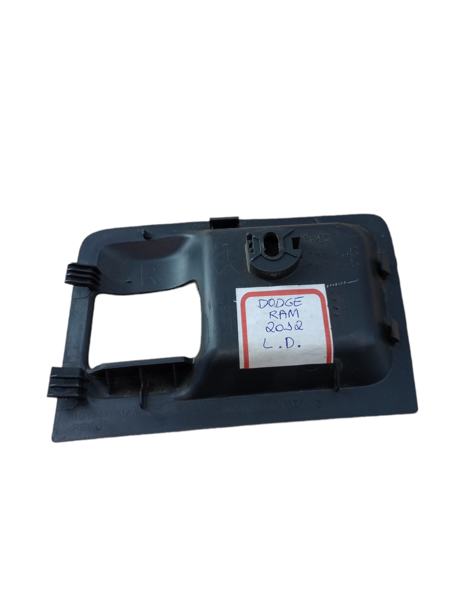 Moldura Maceneta Interna Dodge Ram L.d 2012 Preto 2