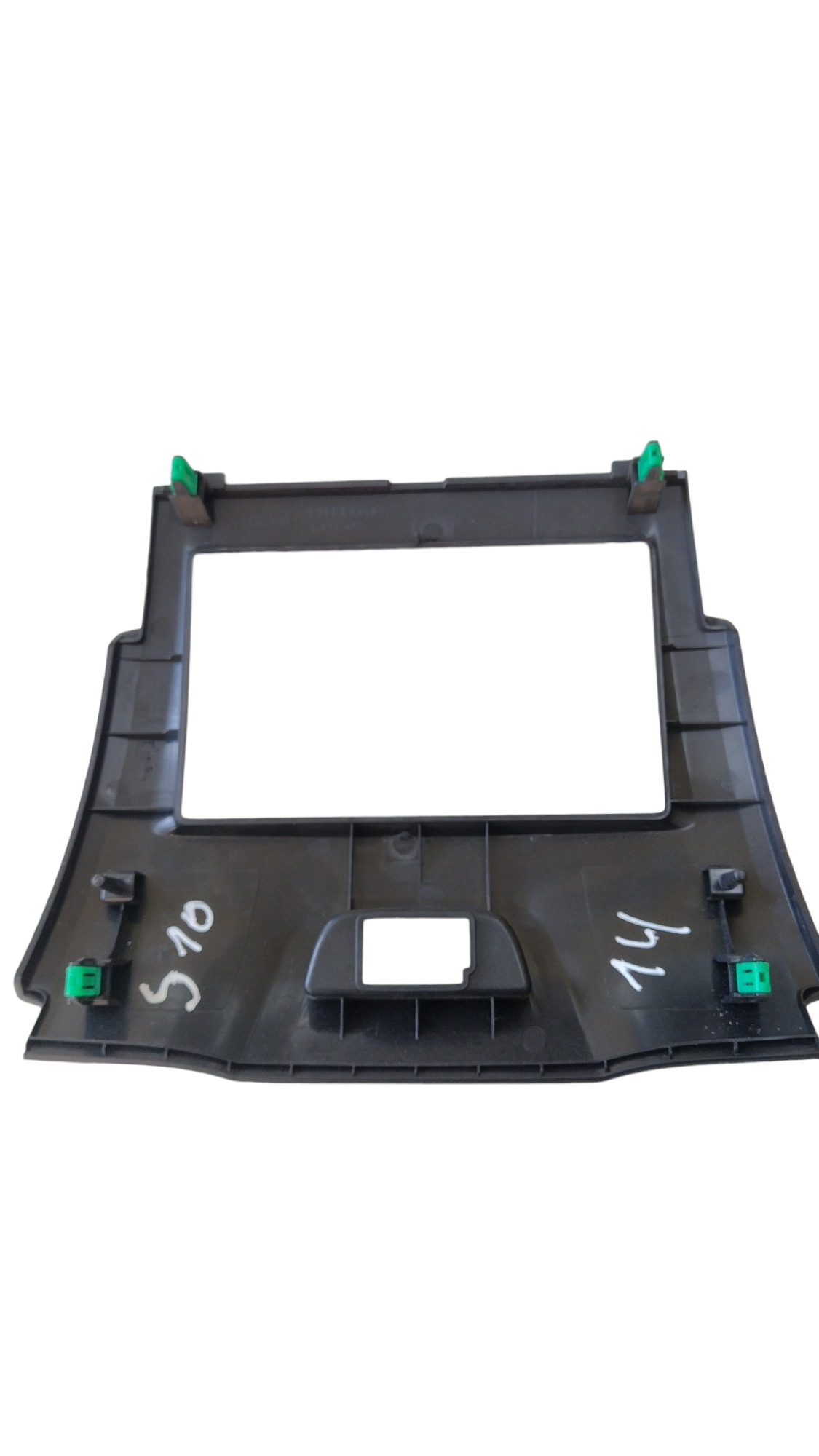 Moldura Suporte Botão De Alerta S10 2014 Preto 3