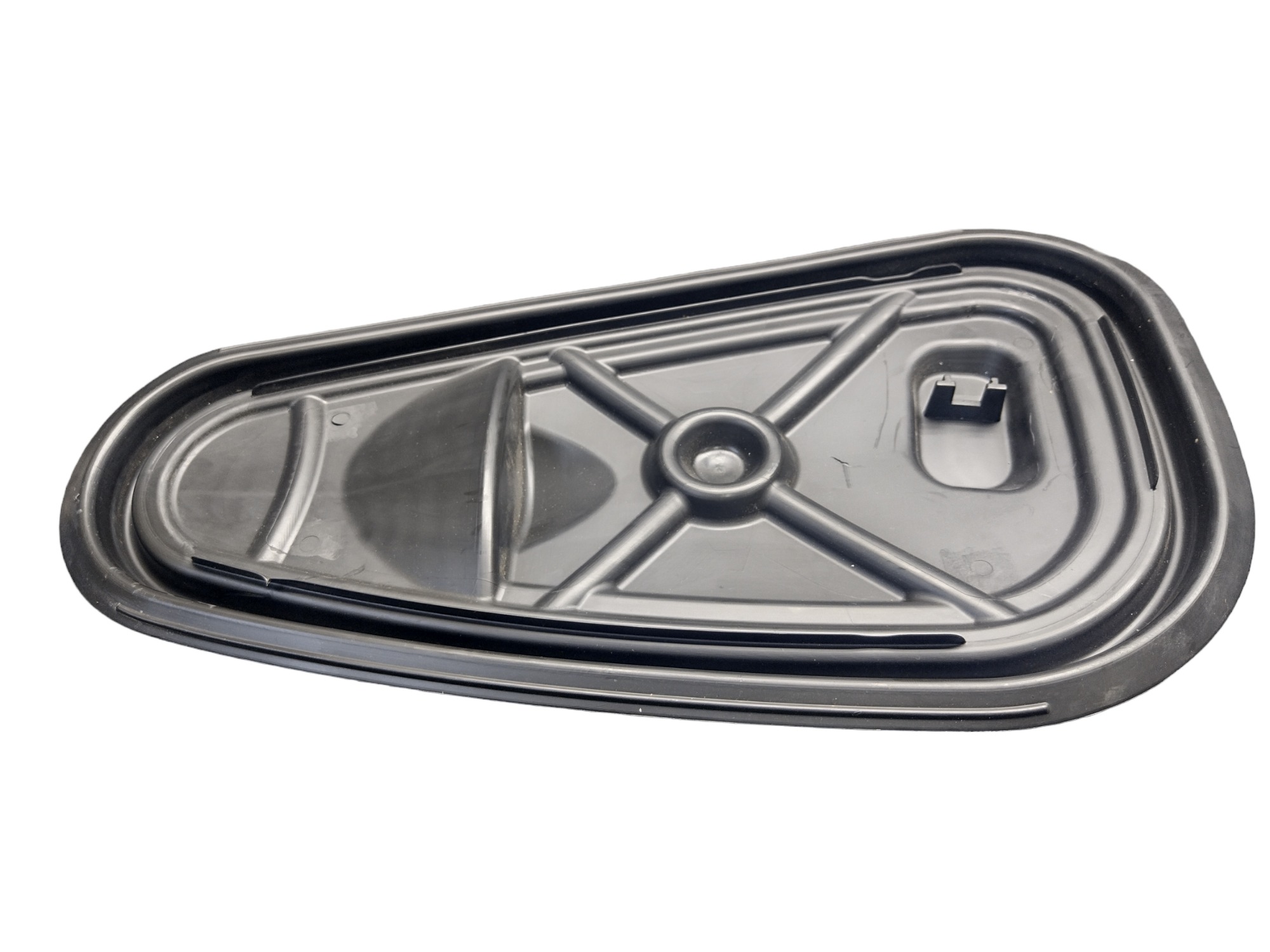 Acabamento Interno Porta Dianteira Direita Vw Nivus 2021  Preto Acabamento 5