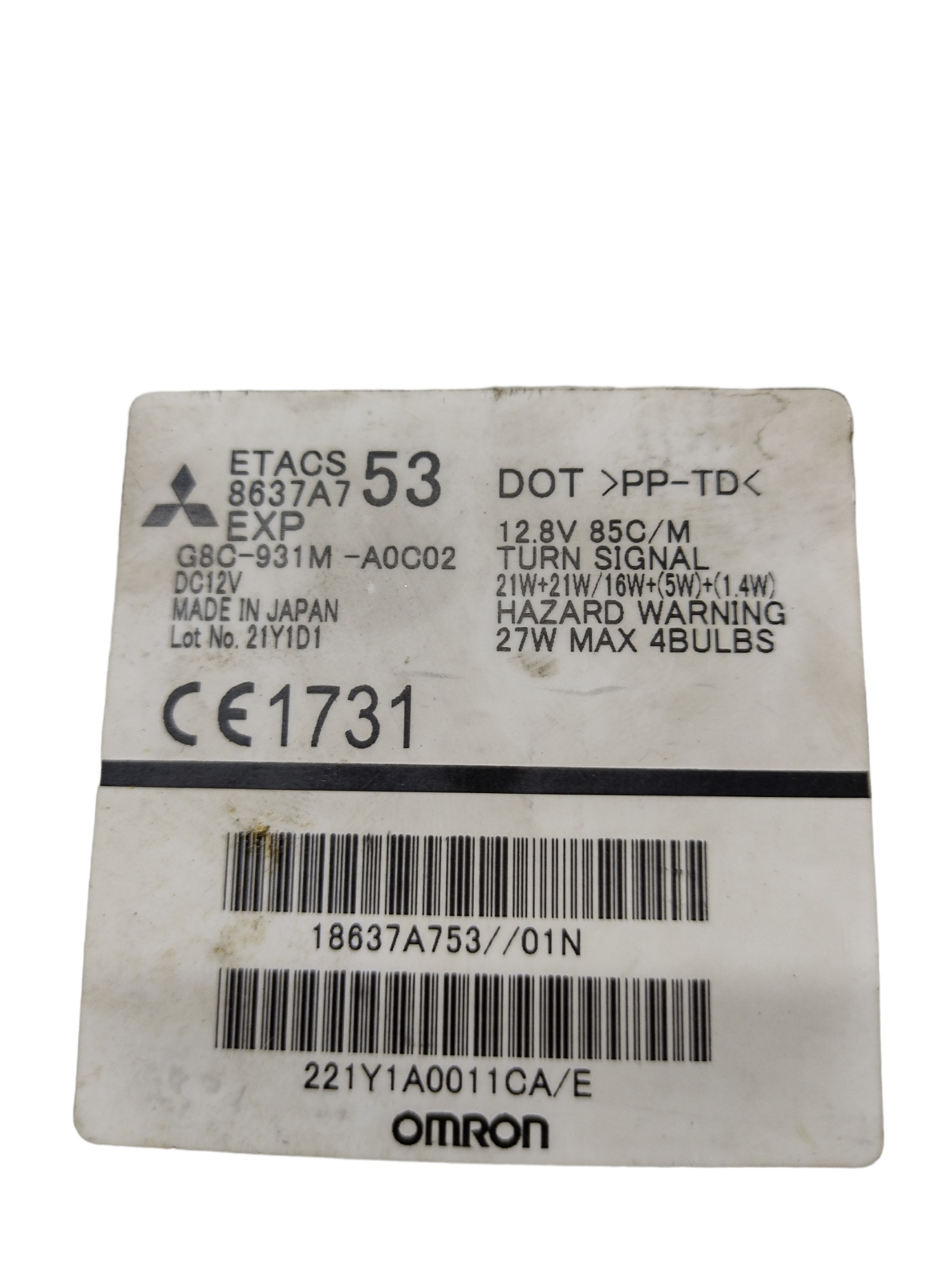 Módulo Etacs Triton 3.2 Automática 2011 8637a753 5