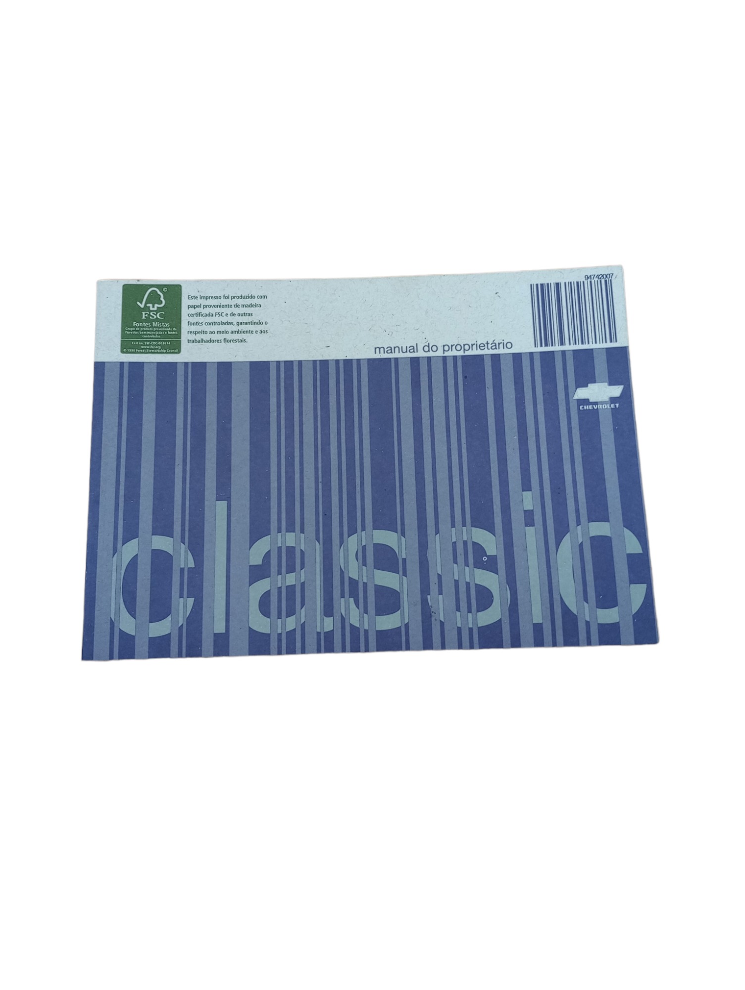 Manual Do Proprietário Corsa Classic 1.0 Flex 2009 2