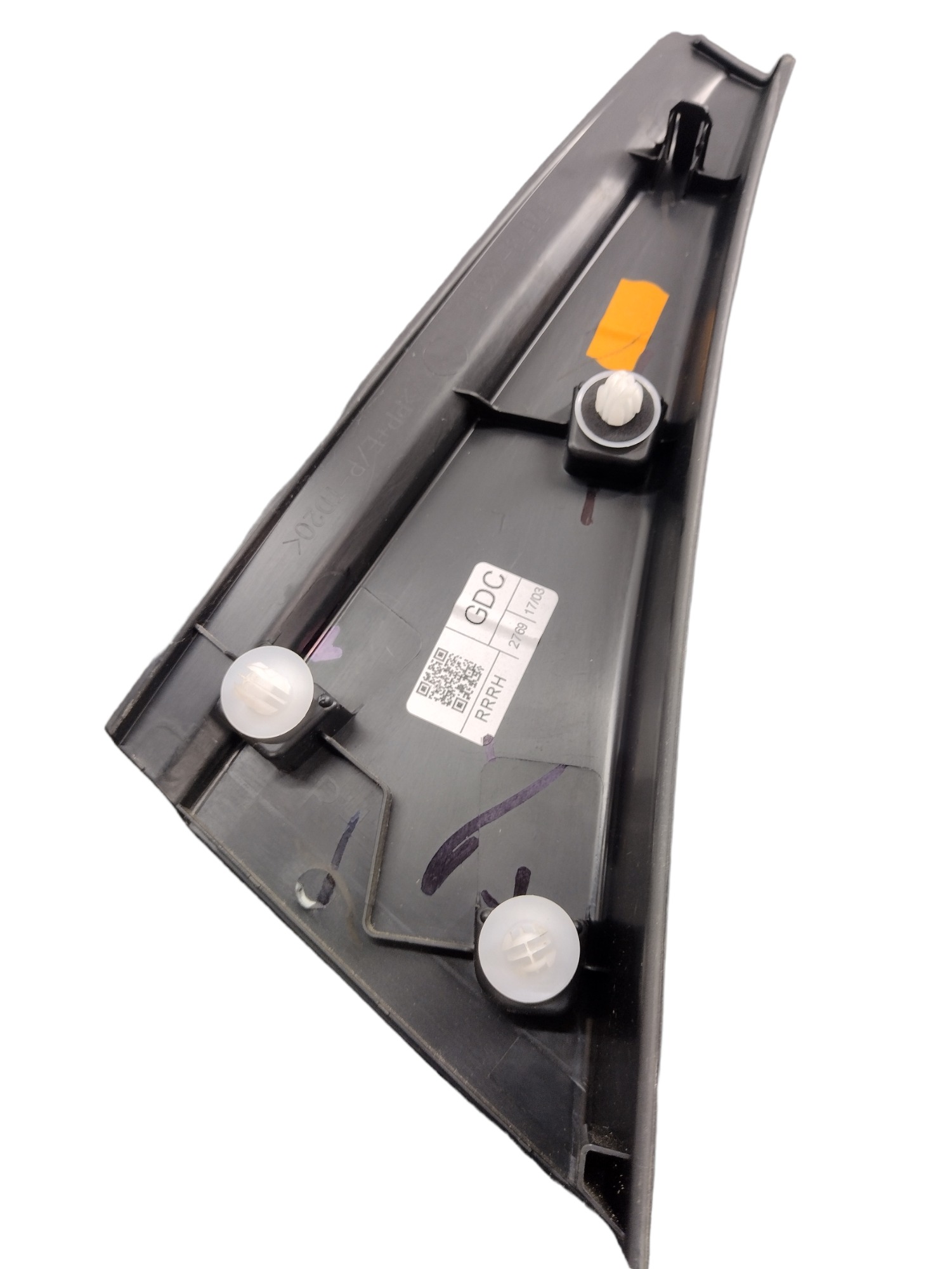 Moldura Porta T.d Hilux Srx 2021 67673-kk010 Cinza Acabamento 4