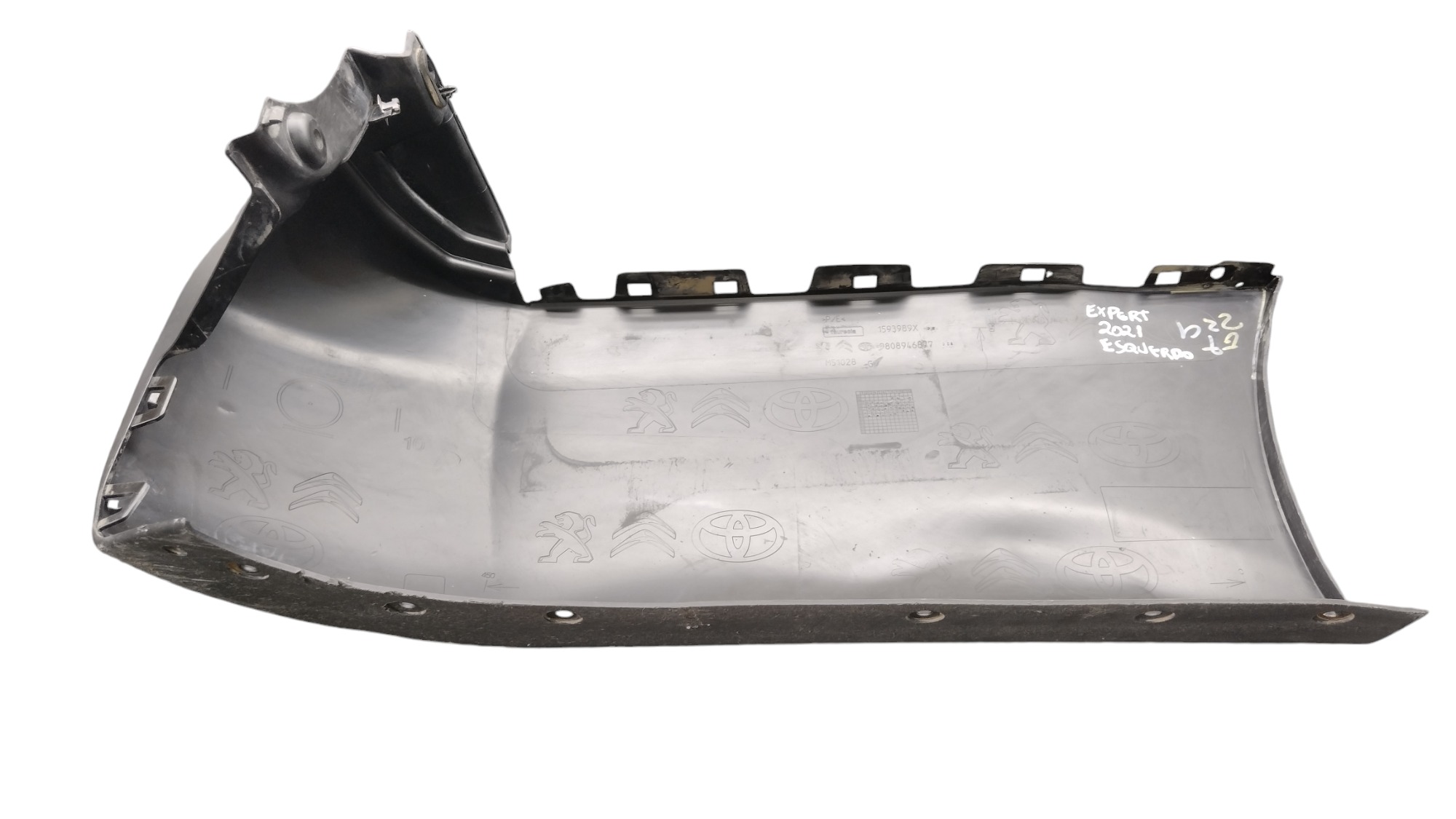 Polaina Parachoque T.e Peugeot Expert 2021 Com Detalhe 4