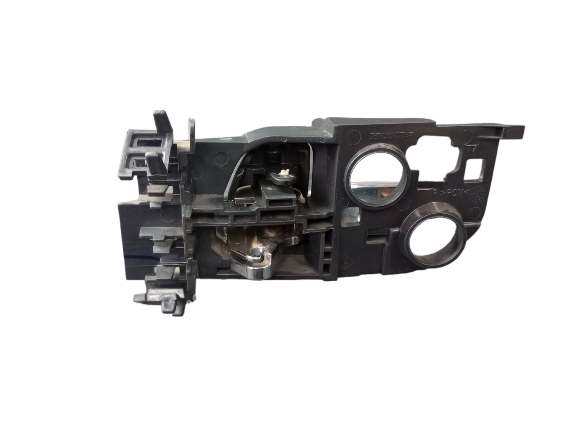 Maçaneta Interna Porta T.d Honda Hrv 2017 Cromado E Preto Traseira 3