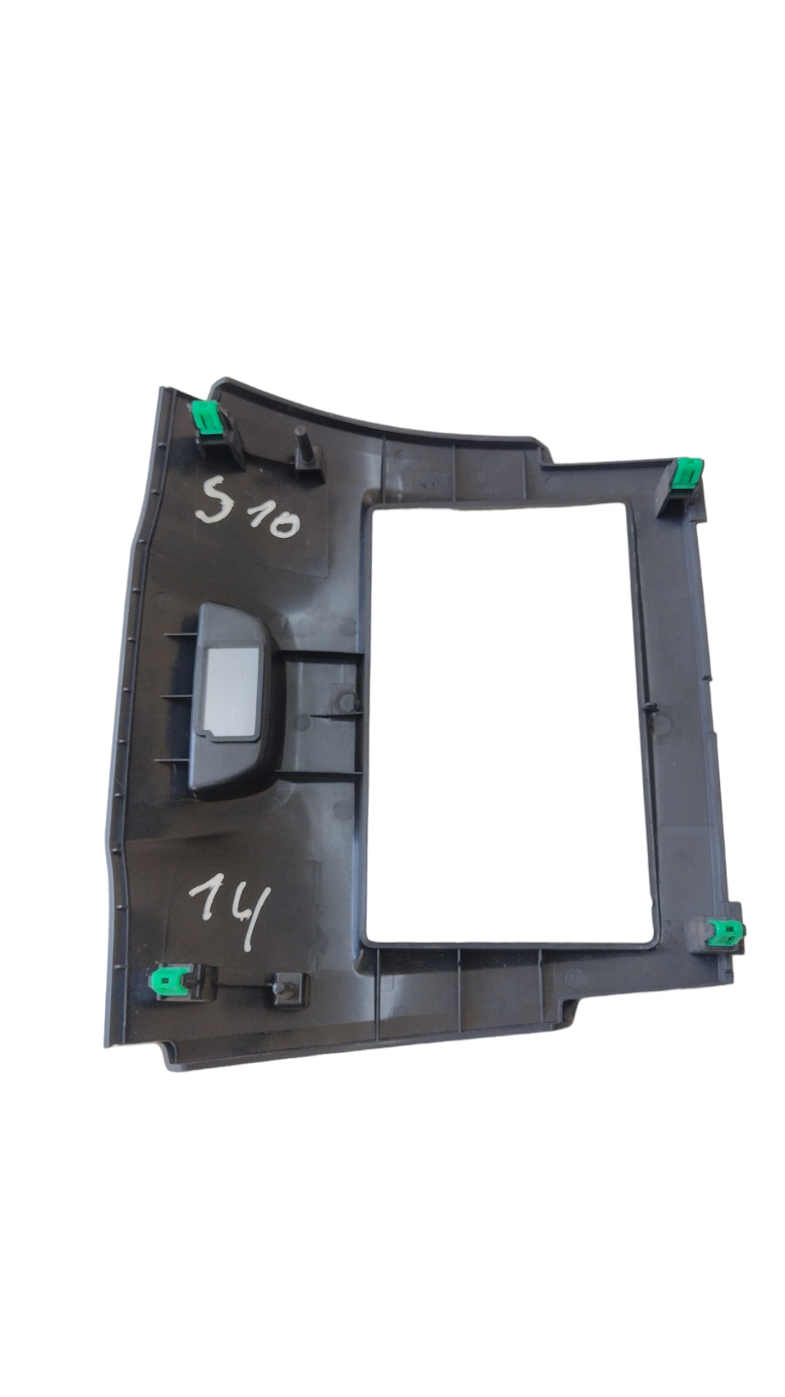 Moldura Suporte Botão De Alerta S10 2014 Preto 4
