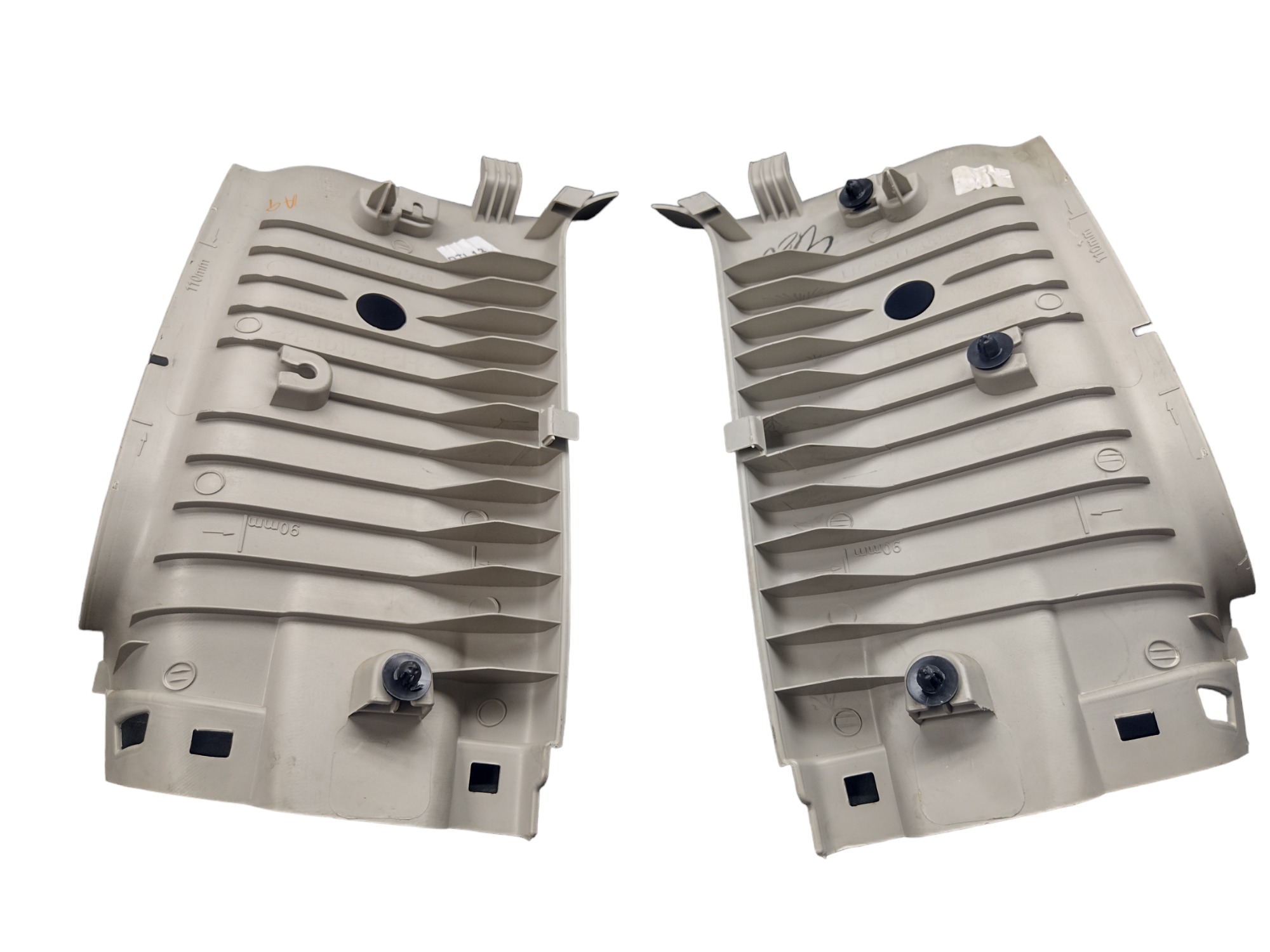 Par Acabamentos Traseiros Superior S10 2015 4