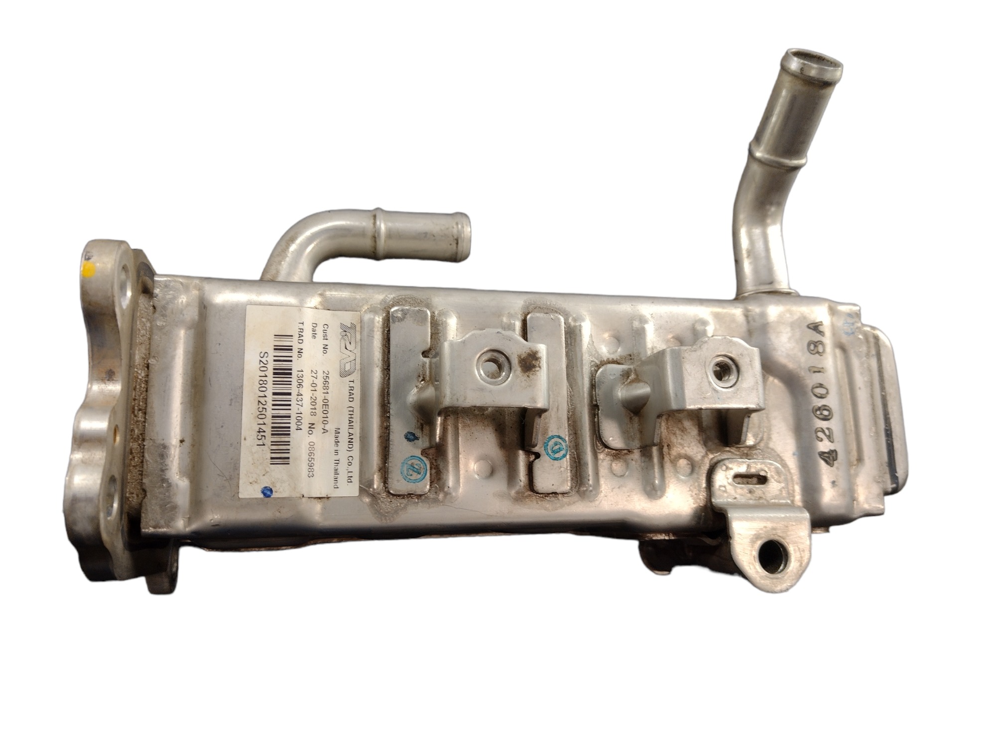 Resfriador Da Válvula Egr Toyota Hilux 2019 25681-0e010-a 4