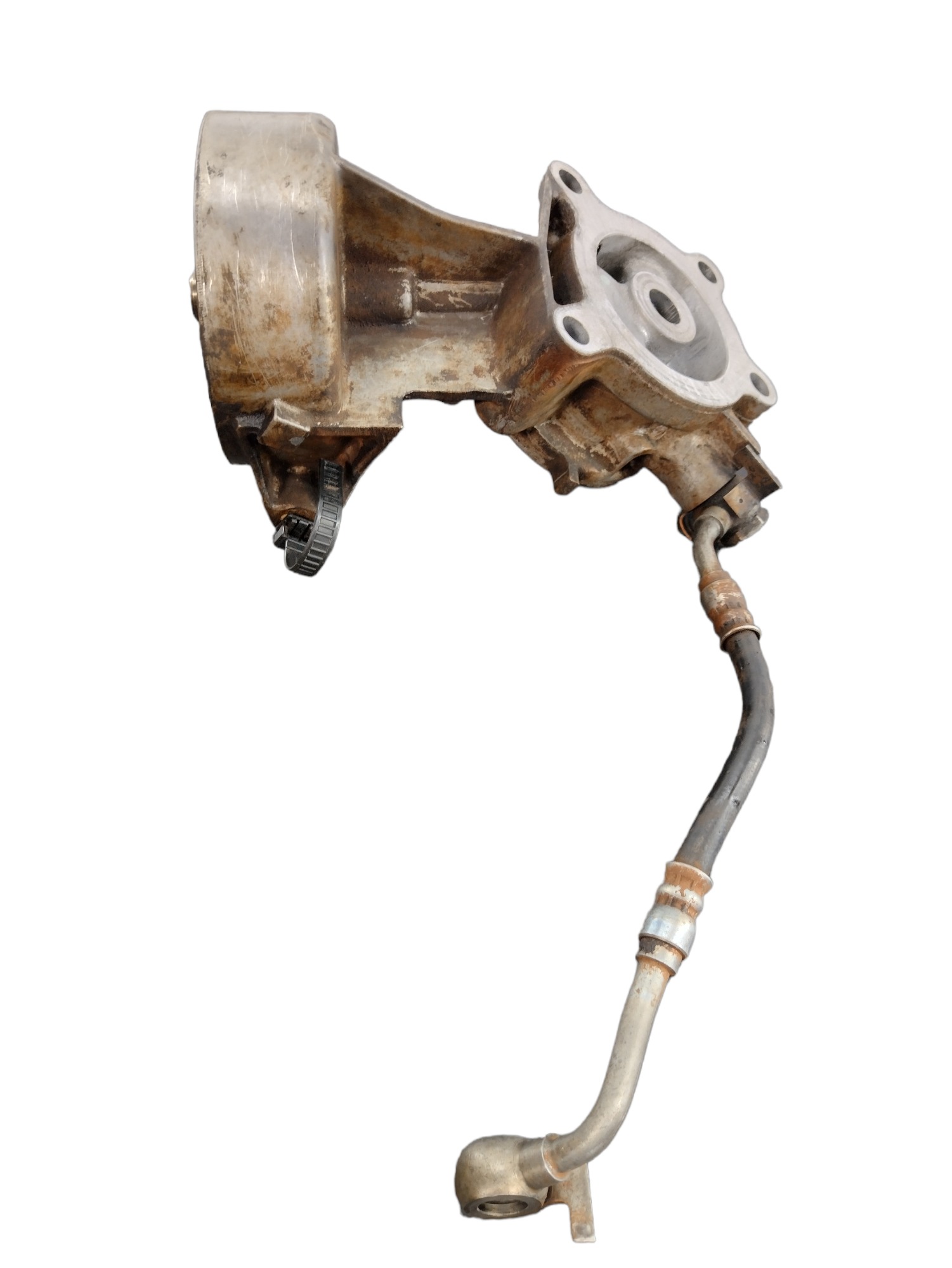 Suporte Filtro De Oleo Nissan Frontier 2.5 2010 Prata 4