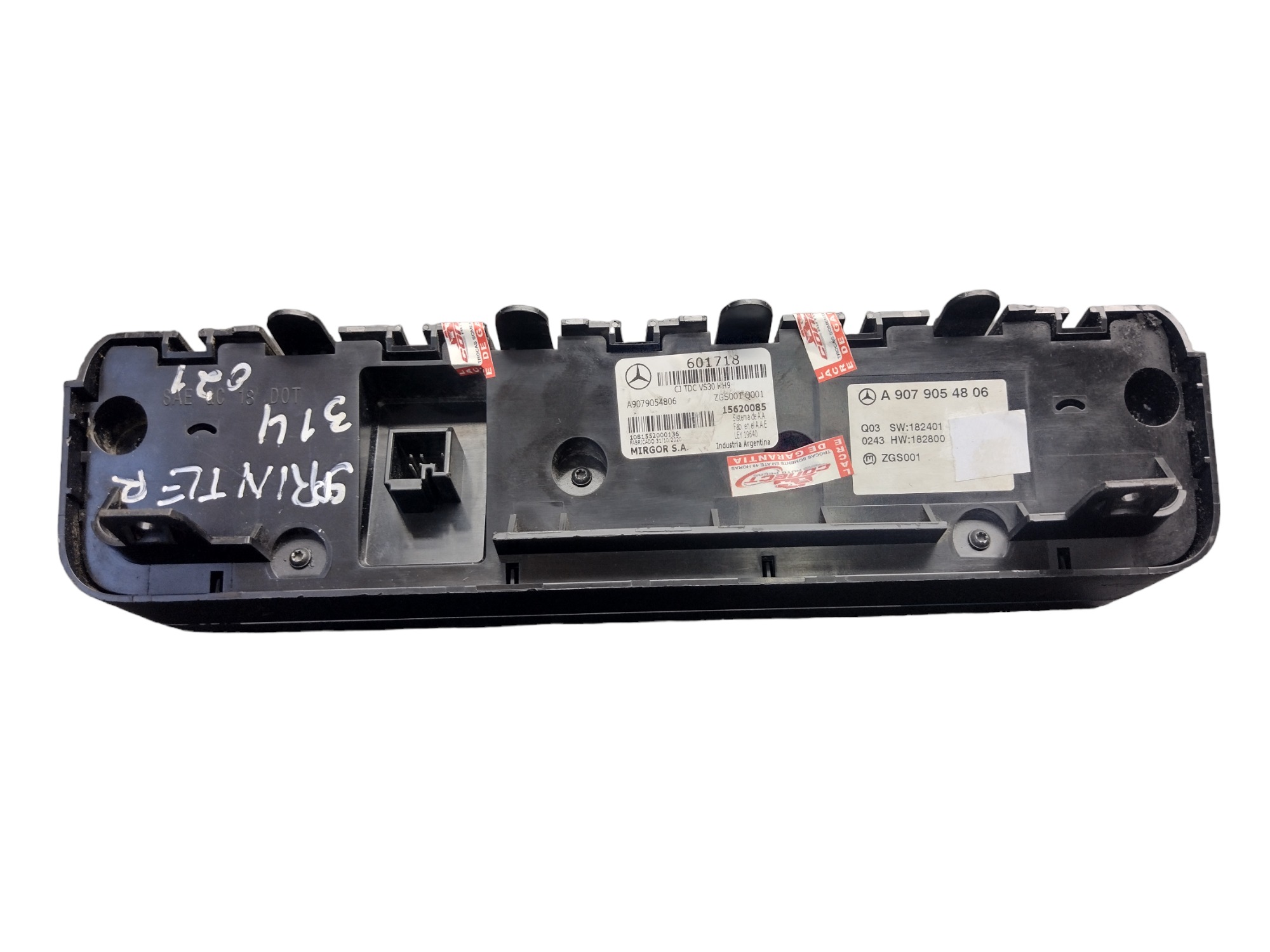 Comando Do Ar-condicionado Sprinter 214 2021  Furgão 2