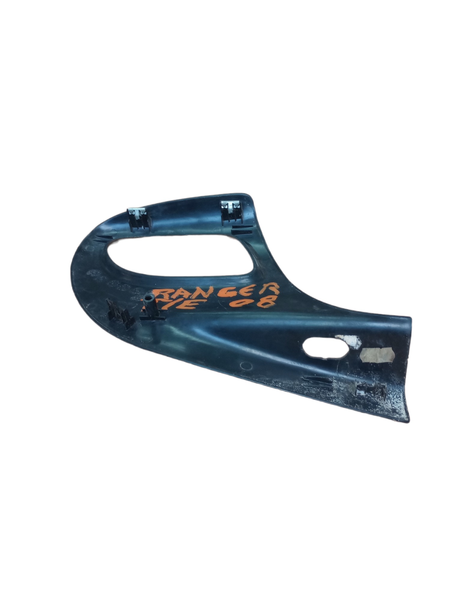 Moldura Comando De Vidro Traseiro L.e Ford Ranger 2008 Preto 4