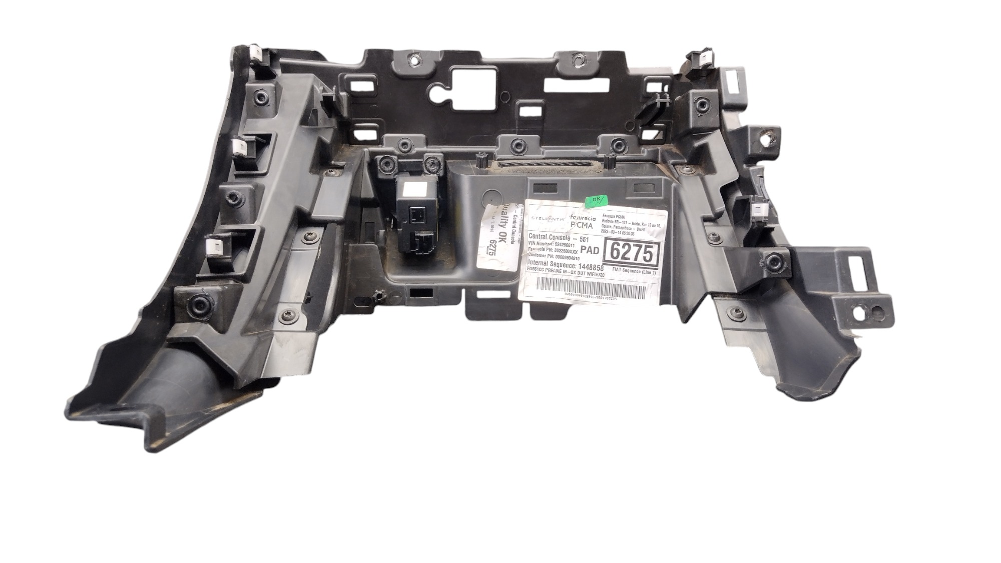 Acabamento Inferior Painel Central Jeep Compass 2023 5
