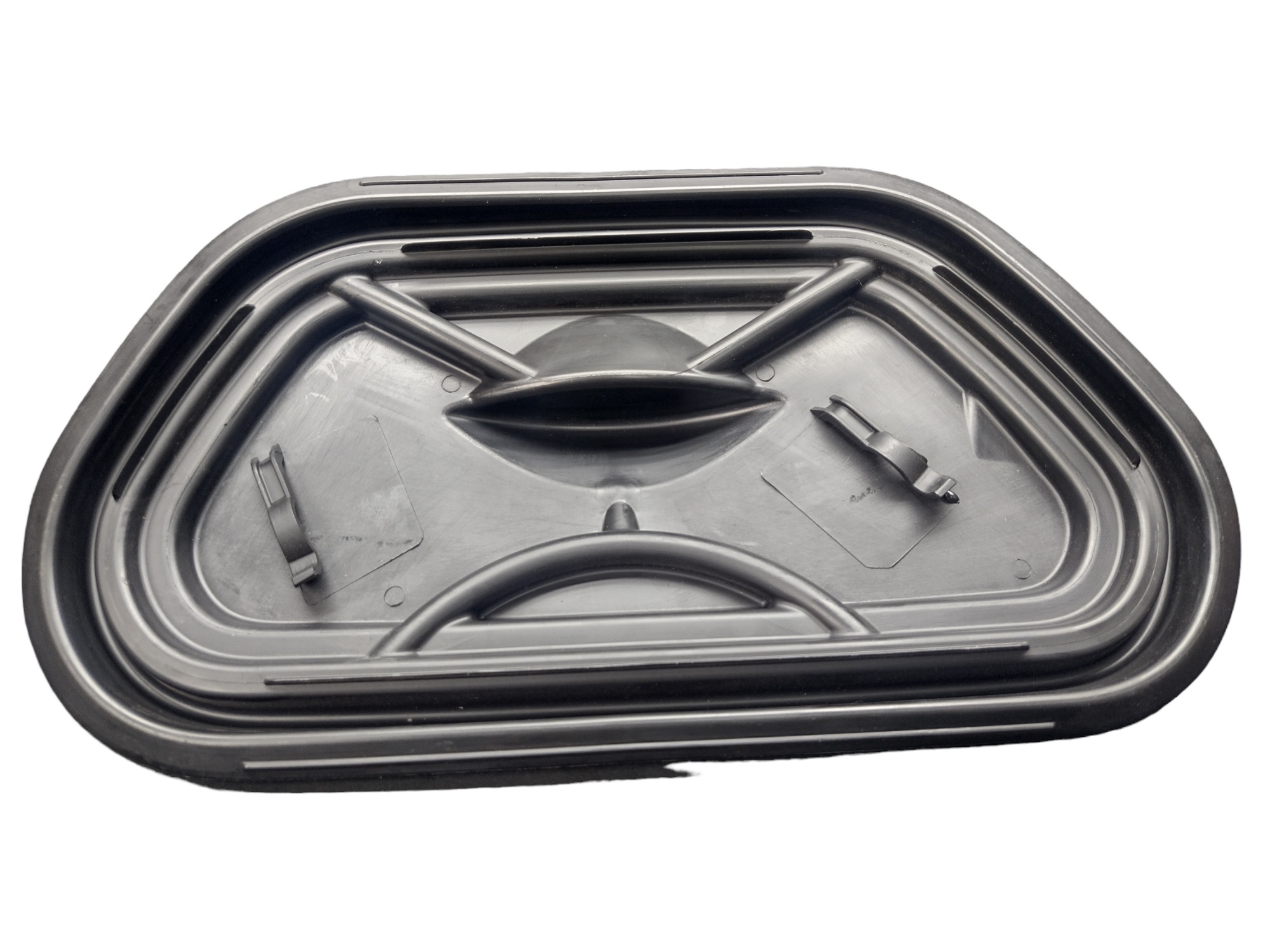 Acabamento Porta Traseira Direita Vw Nivus 2021  Preto Interna 3