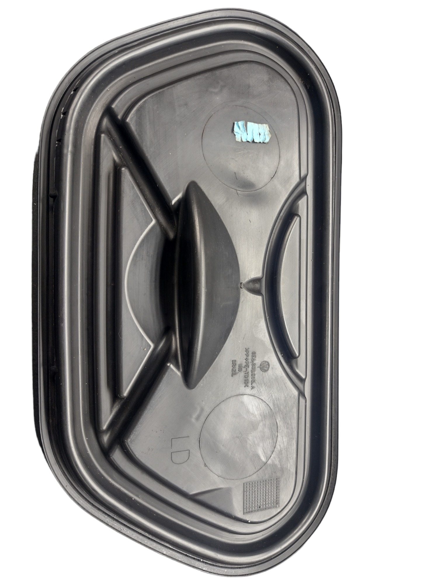 Acabamento Porta Traseira Direita Vw Nivus 2021  Preto Interna 4