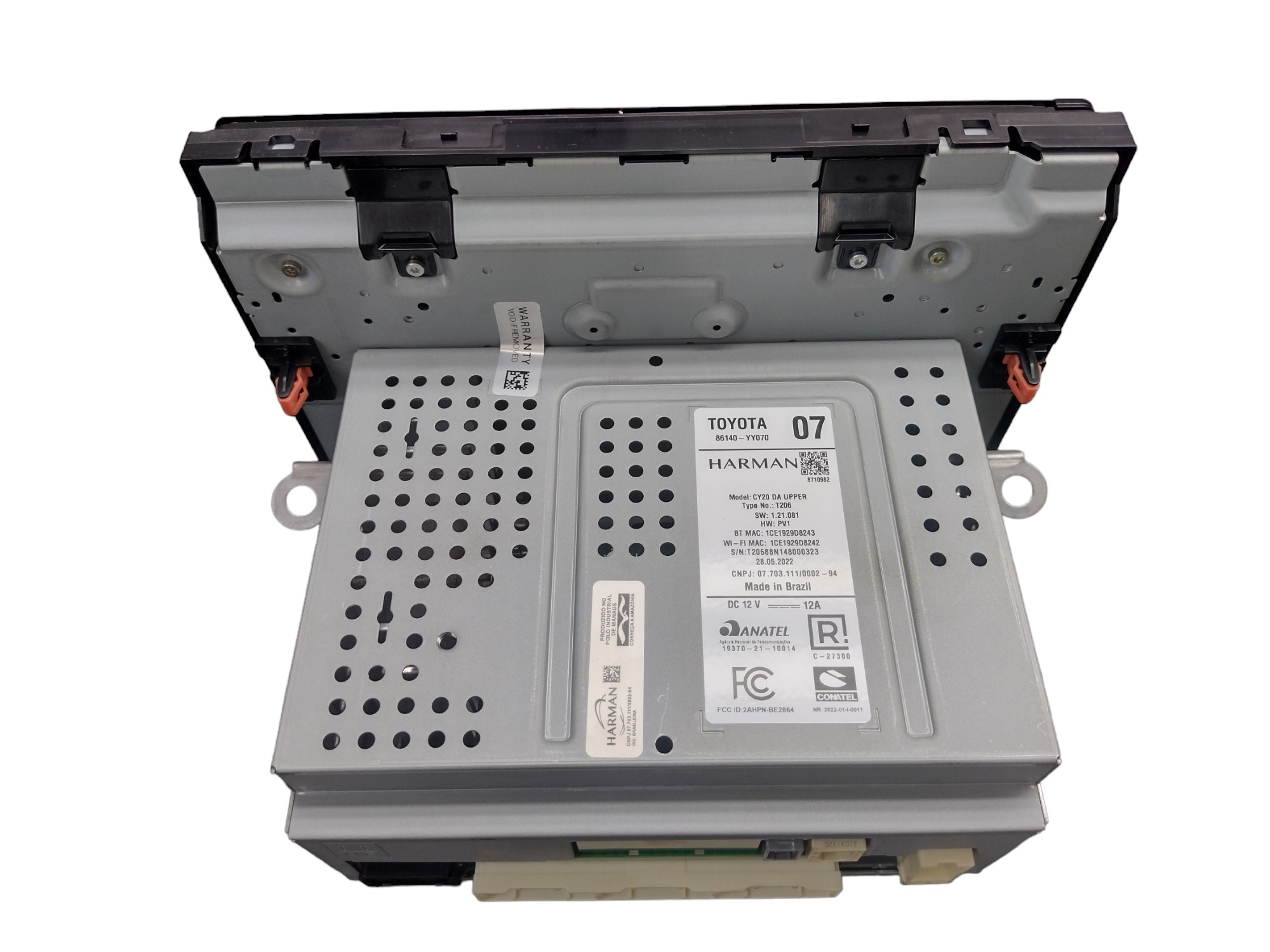 Radio Original Corolla Cross 1.8 Xrx Hybrid 2022 8
