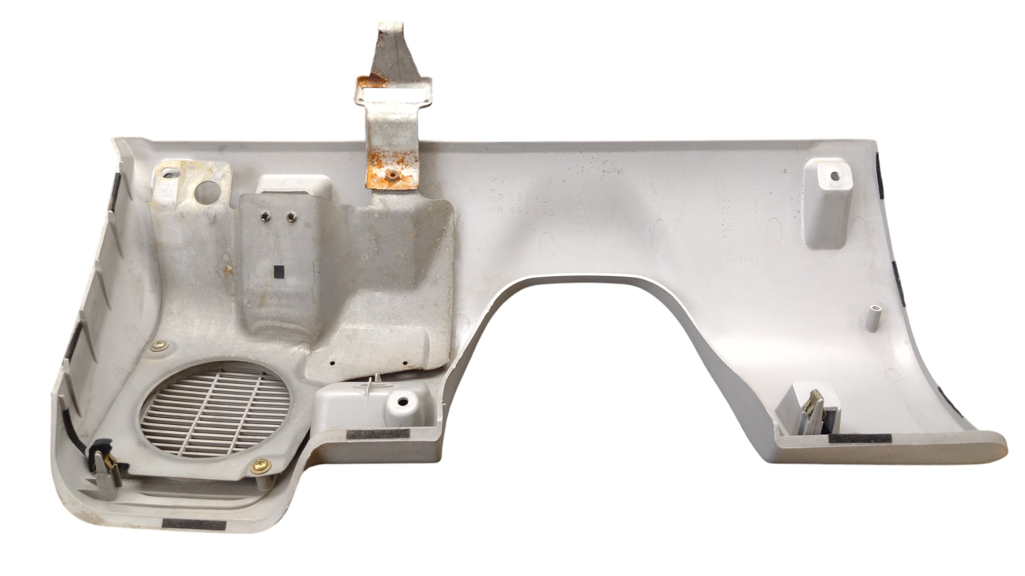 Acabamento Inferior Painel Mitsubishi Pajero Sport 2010 Cinza 4