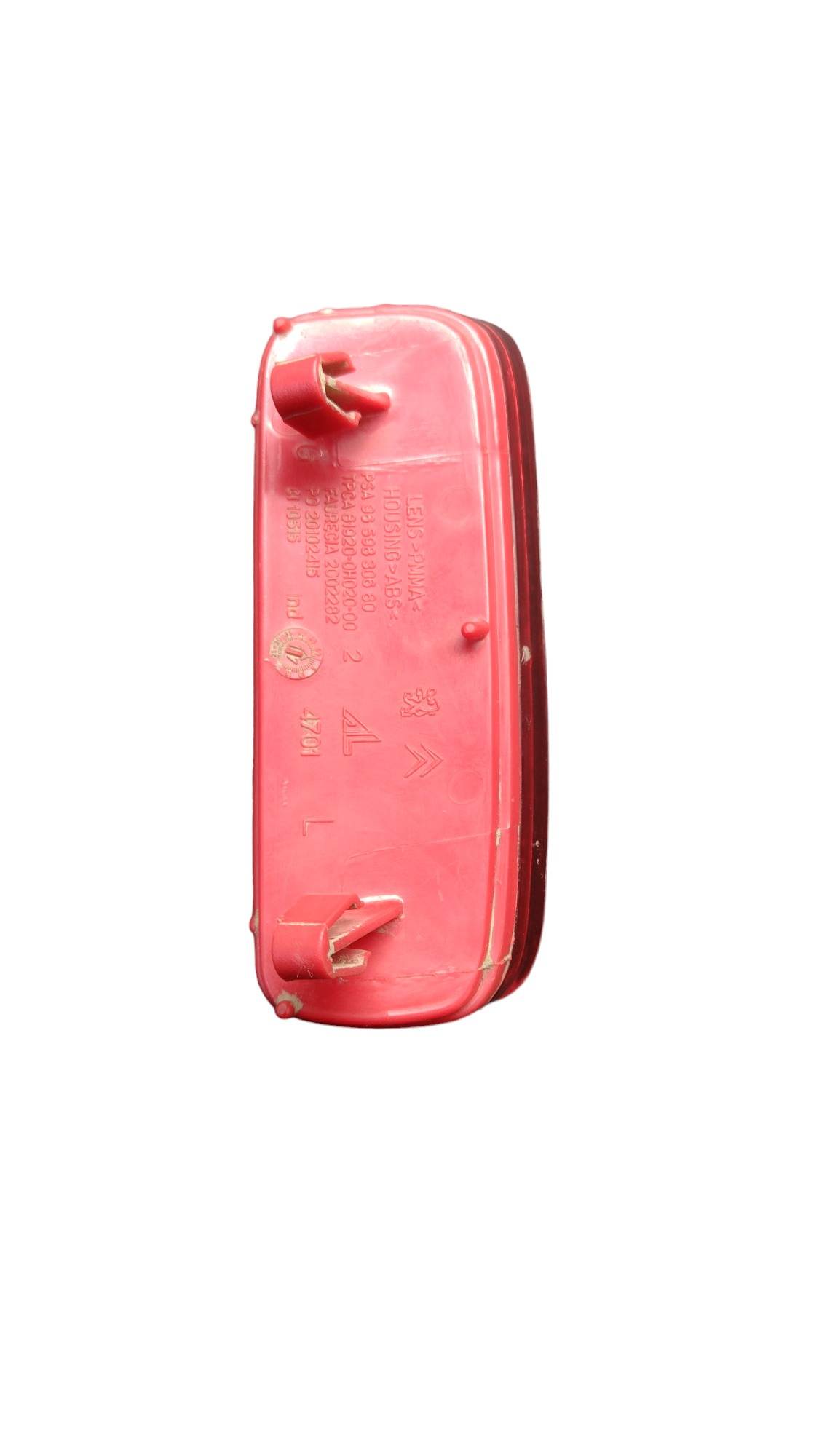 Refletor Olho De Gato Parachoque T.e Peugeot Expert 2022 Vermelho 4