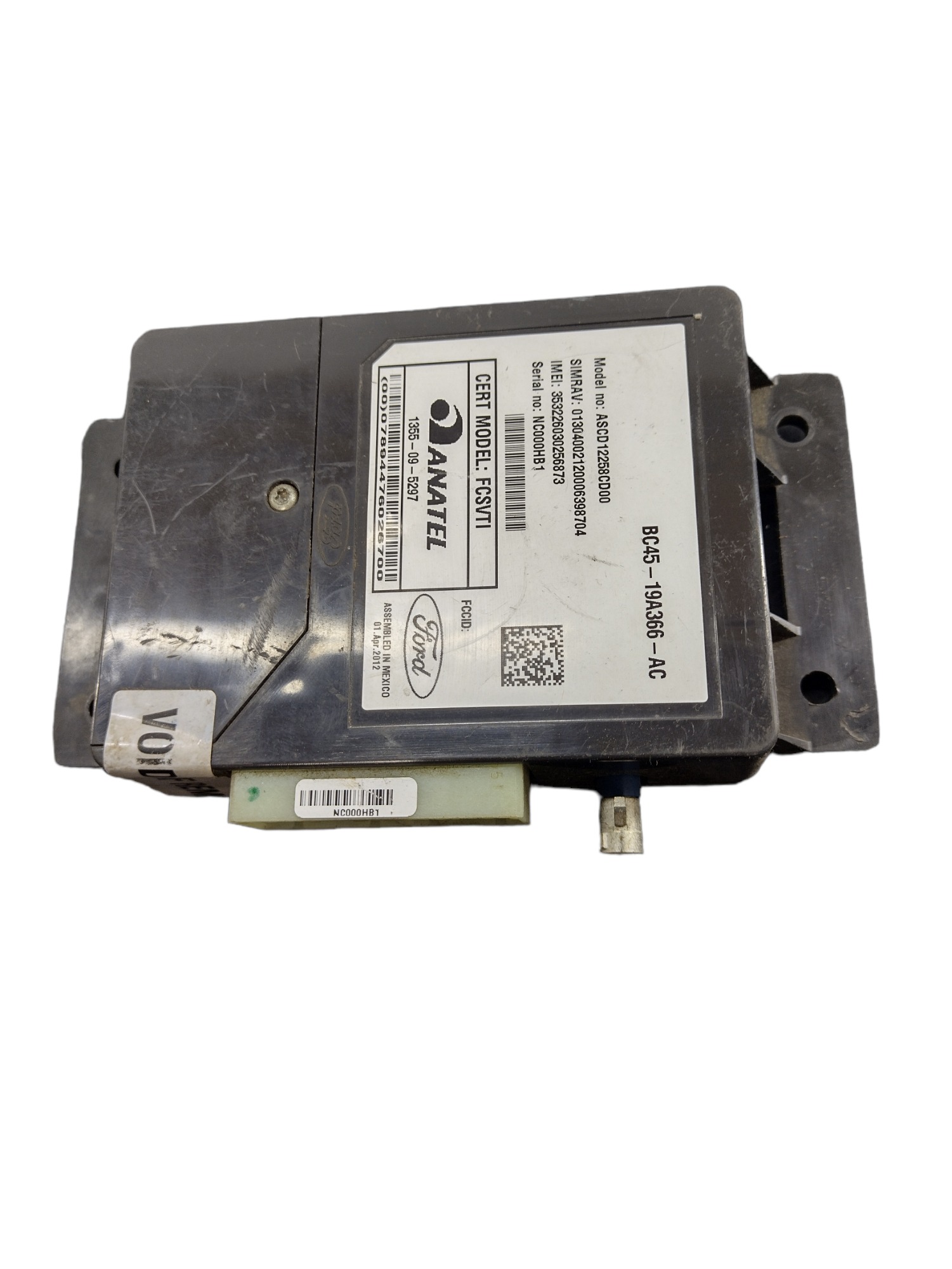 Módulo Rastreador Ford Cargo 2423 2013 Bc45-19a366-ac 3