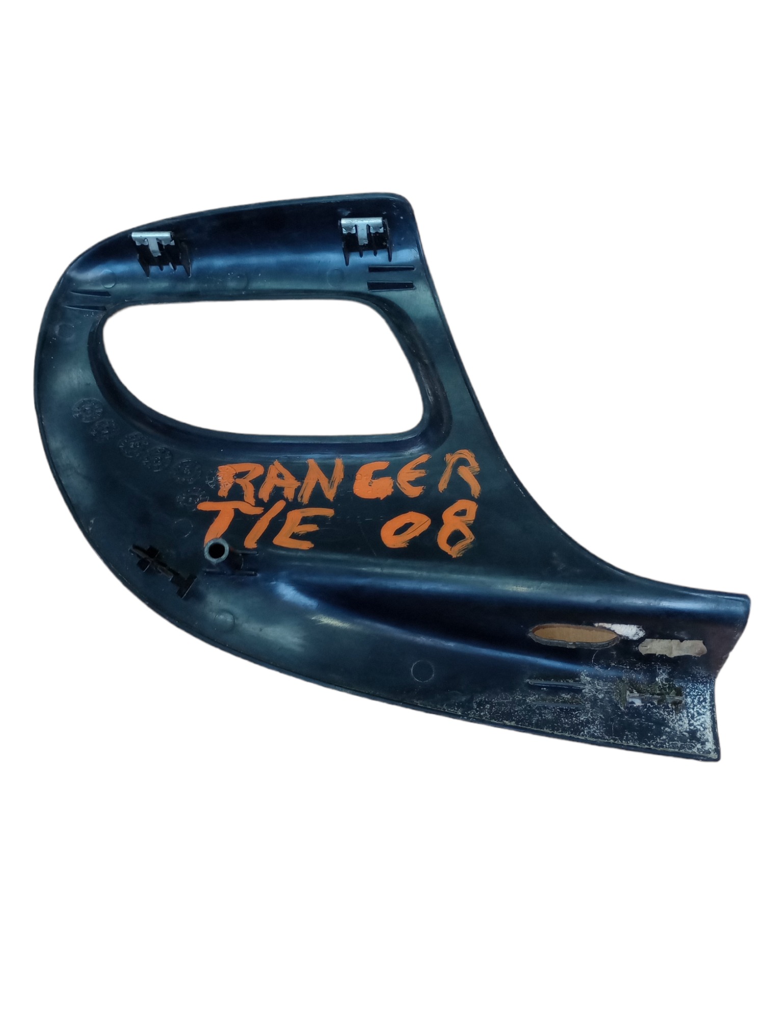 Moldura Comando De Vidro Traseiro L.e Ford Ranger 2008 Preto 3