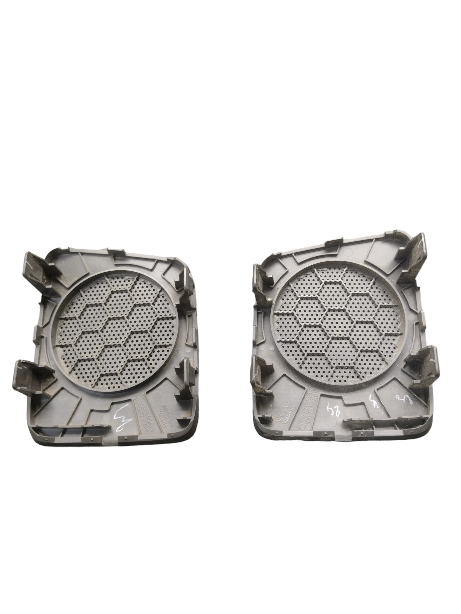 Par Tela Alto Falante Superior Painel Frontier 2013 2