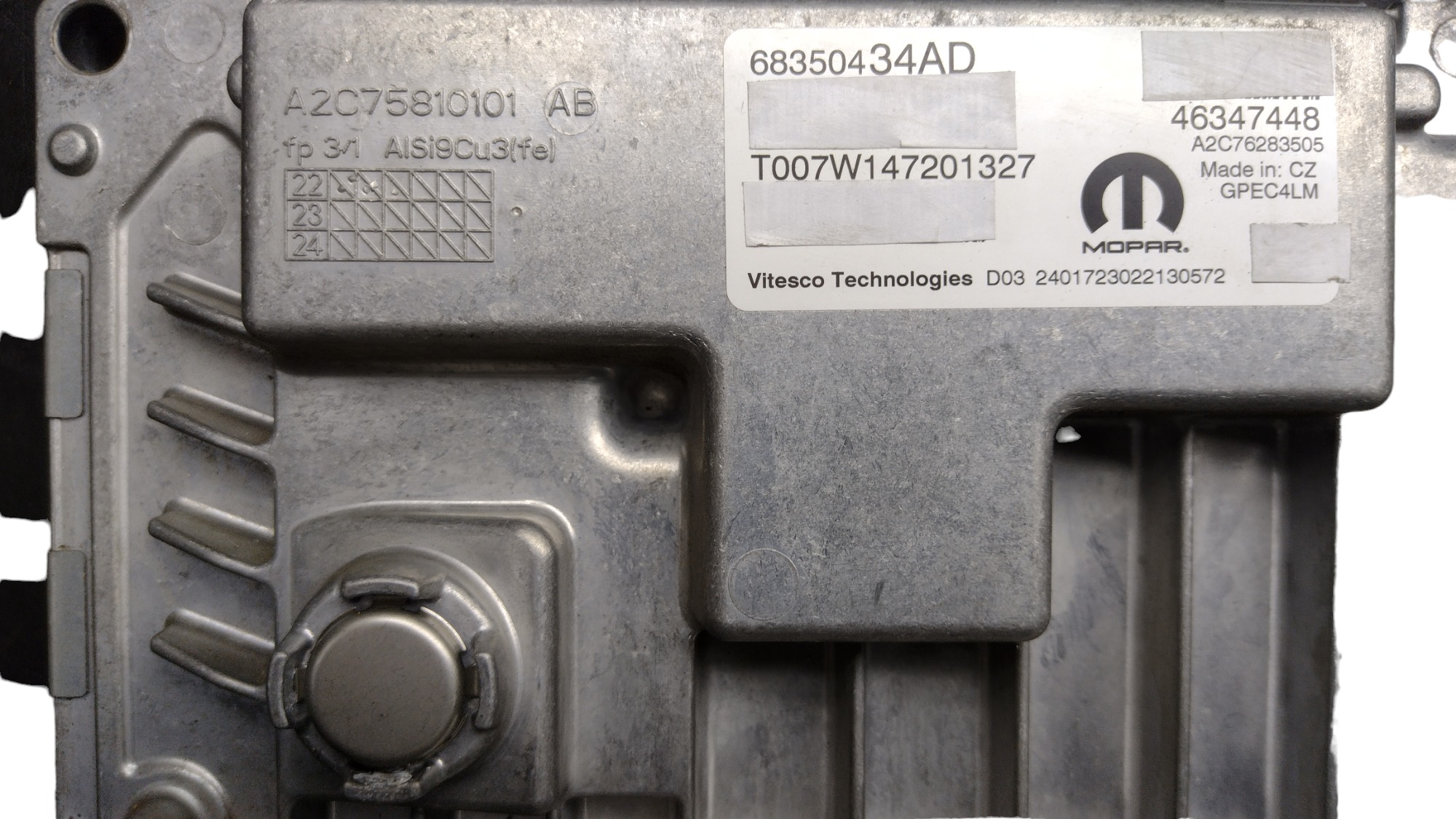 Módulo De Injeção Jeep Renegade 1.3 Turbo Flex 2022 5