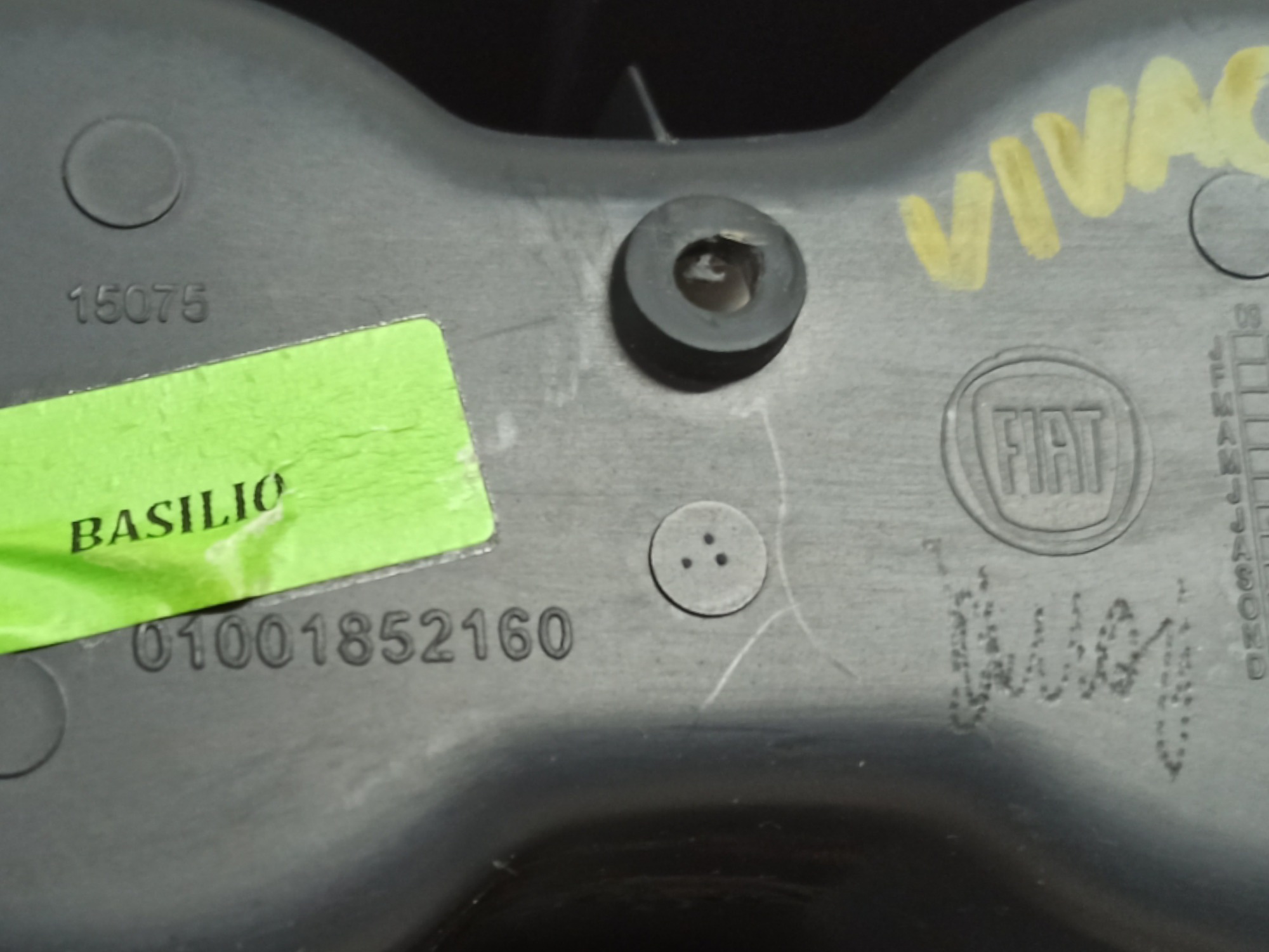 Console Central Porta Copos Fiat Uno Vivace 2012 8