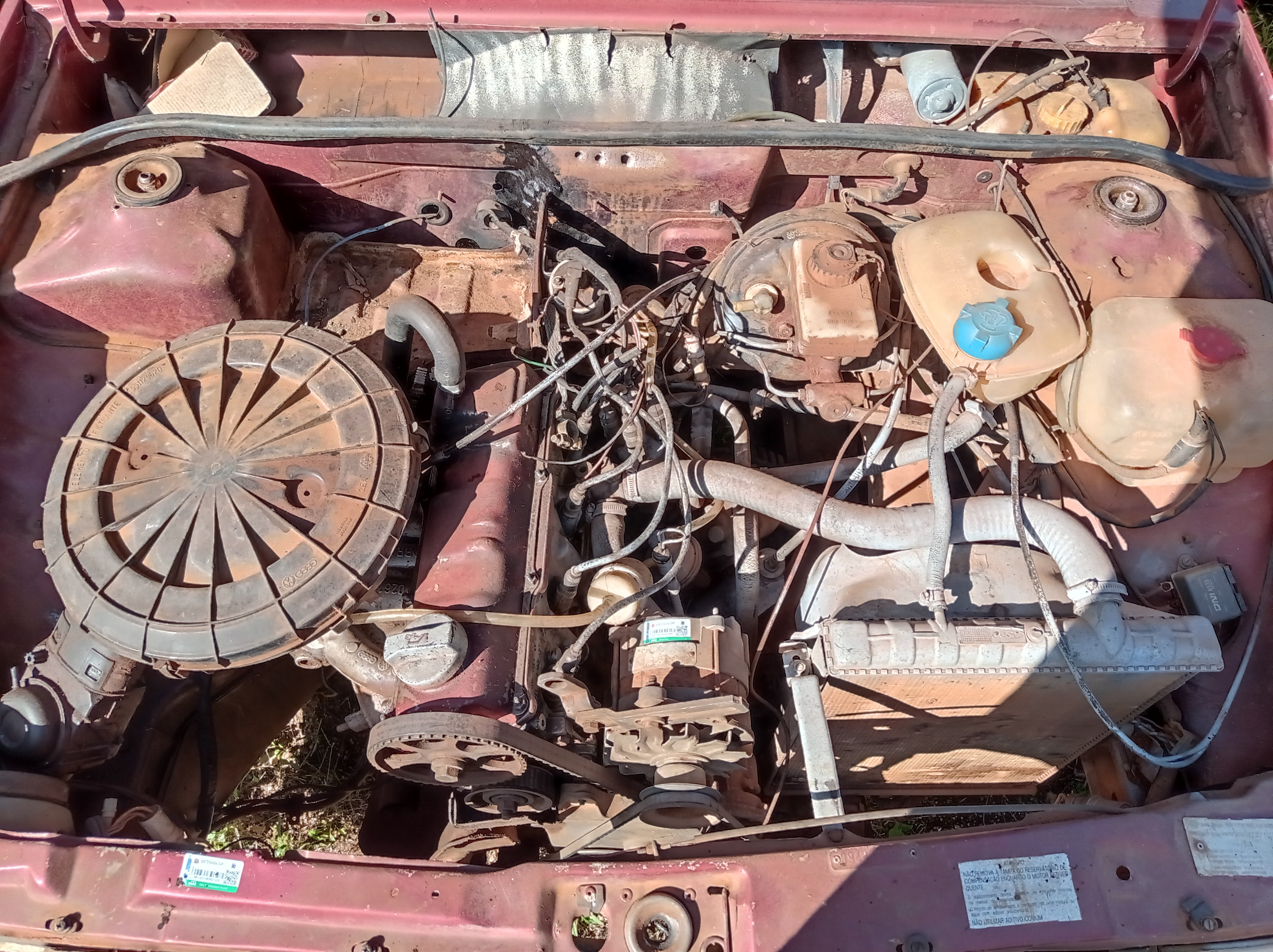 Motor Câmbio E Peças Interior Vw Gol Cl 1988 1989 V05