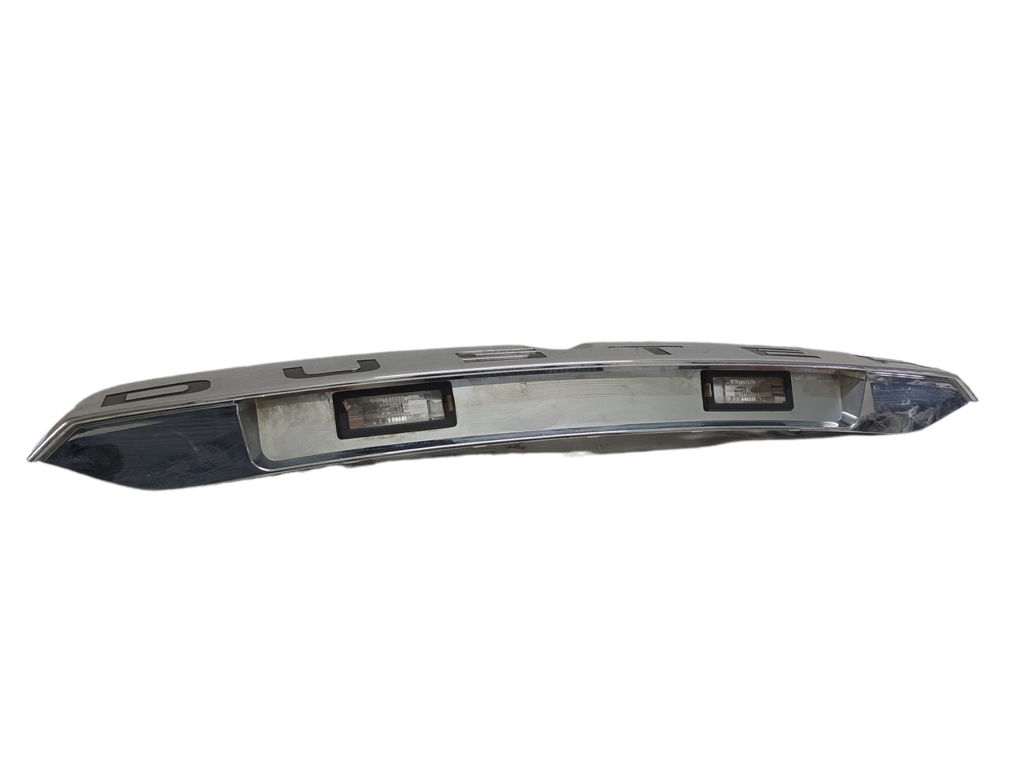 Friso Da Tampa Traseira  Lampada Renault Duster 2012 Cromado 3