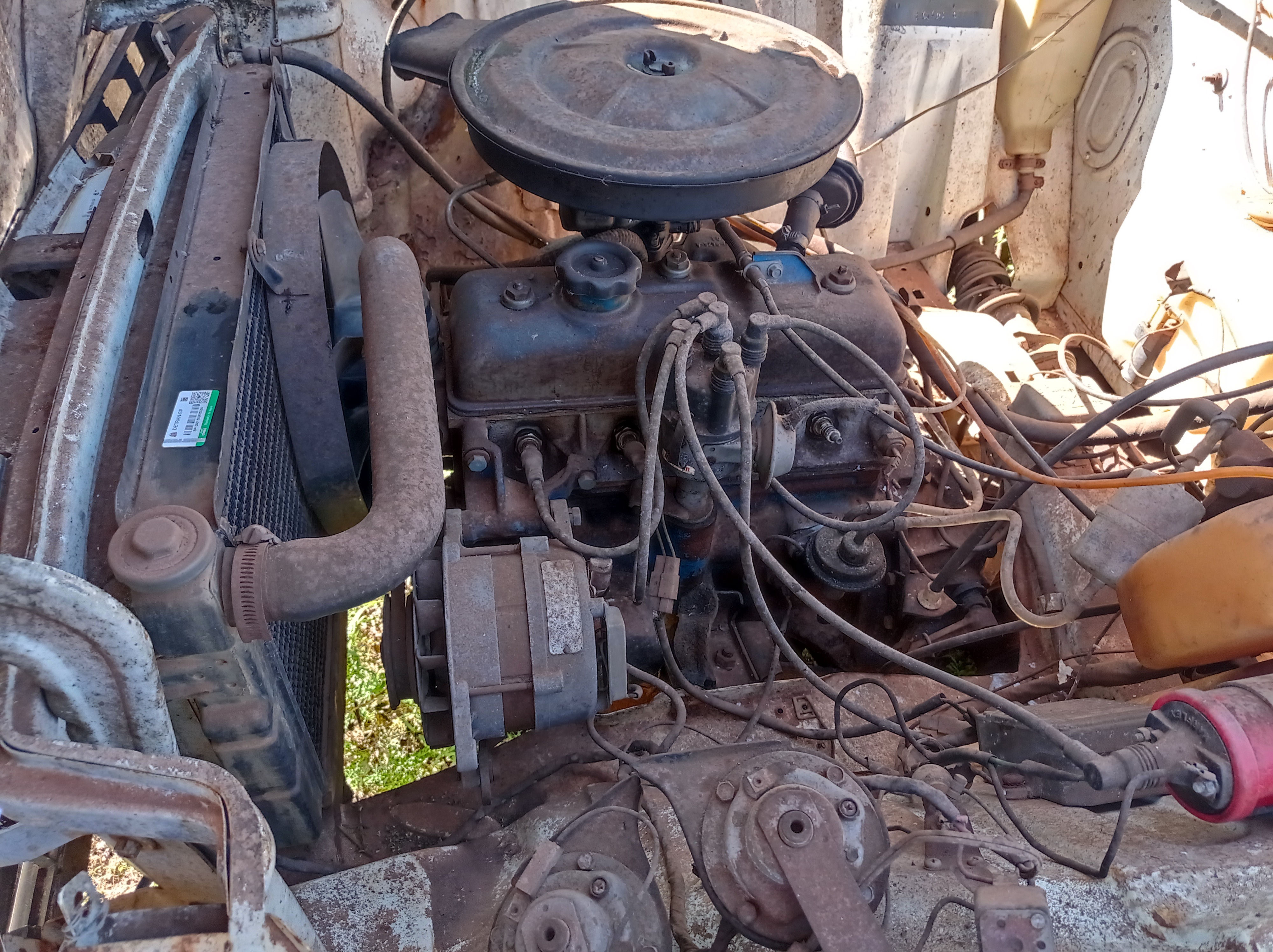 Motor Cambio E Peças Interior Corcel Ii L 1983 V008