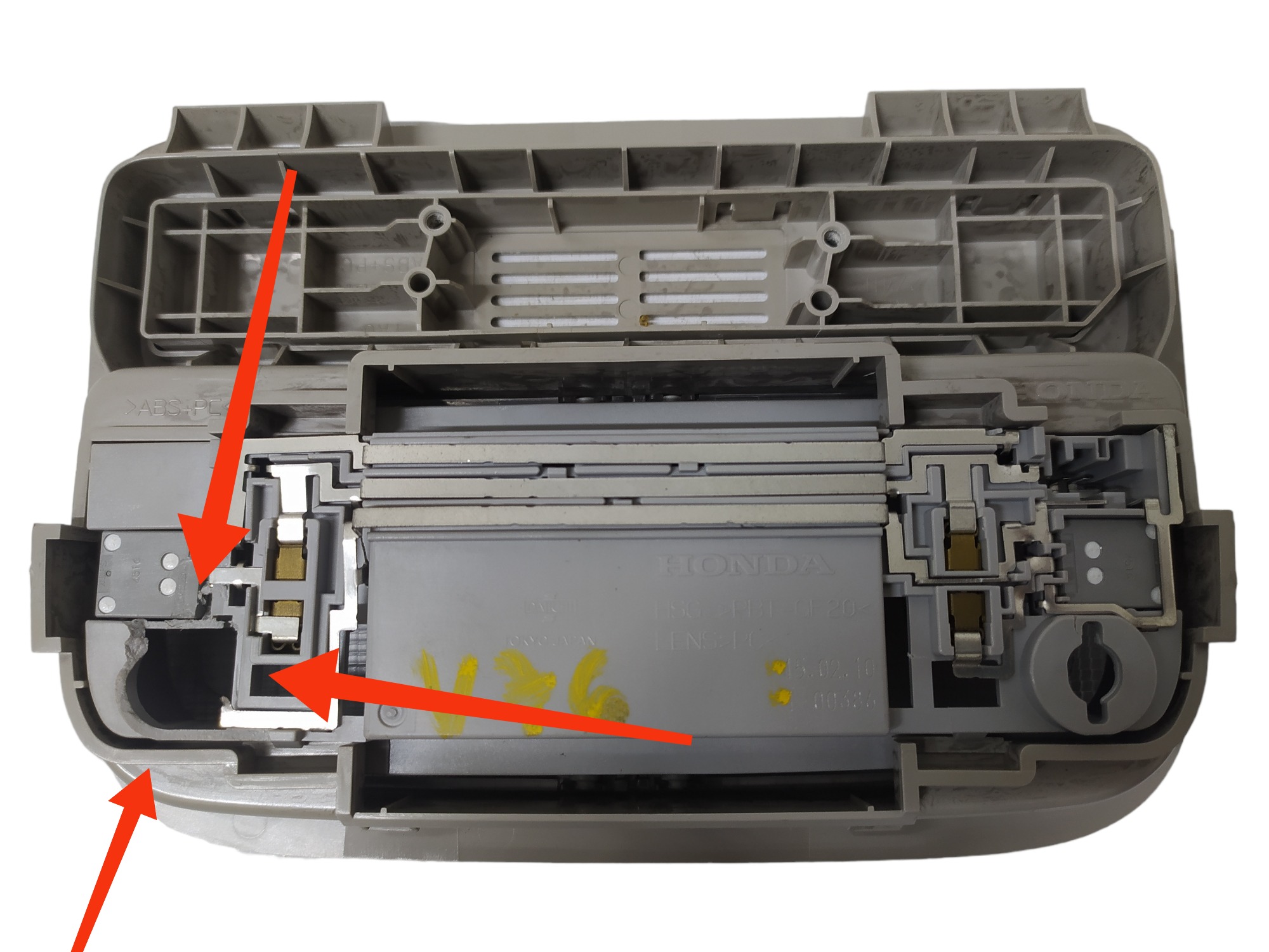 Luz Teto Cortesia Honda Hr-v 2015 2016 V76 5