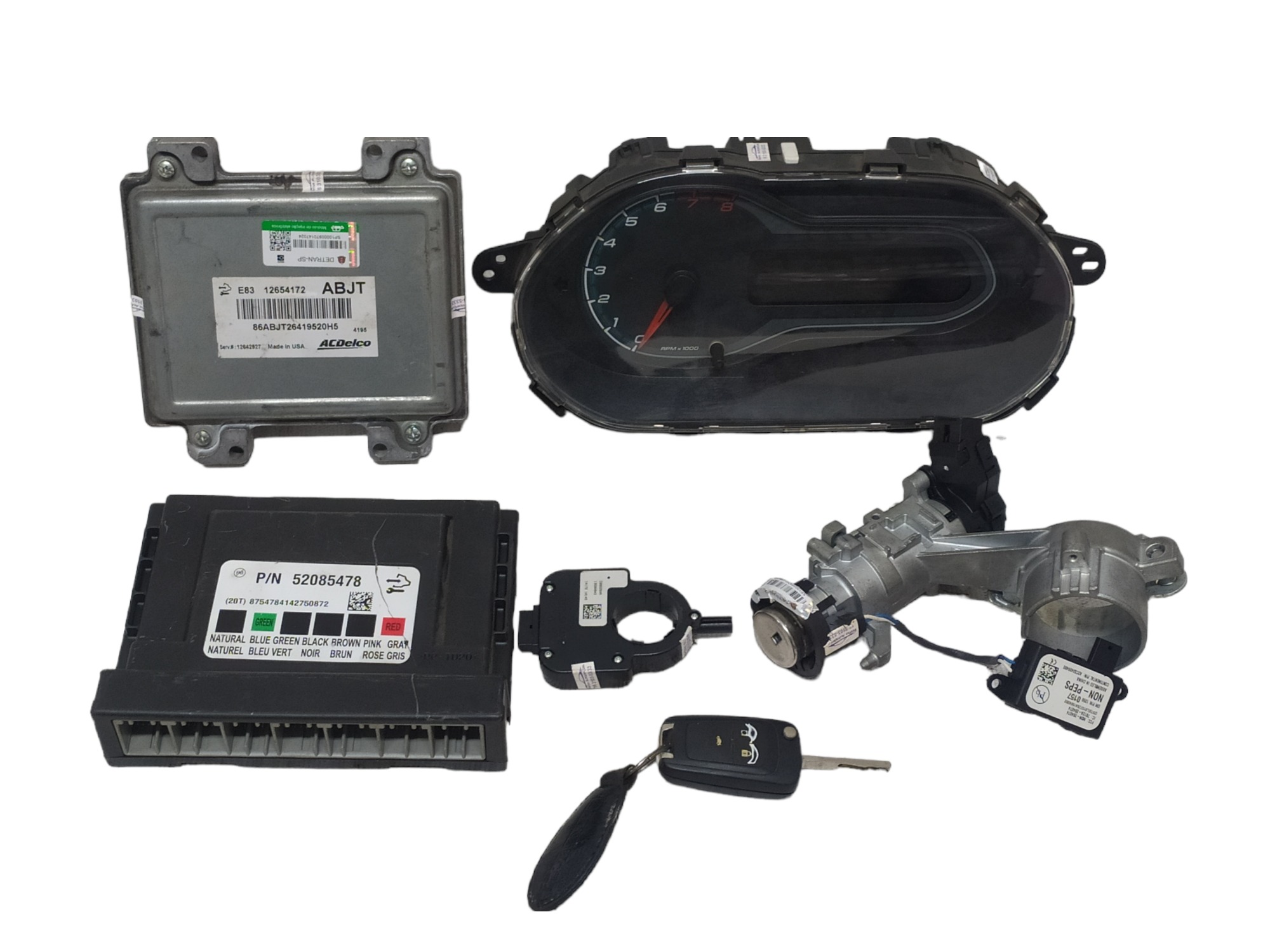 Kit Code Chevrolet Onix Lt 2014 Cod 12642927  4121785 3