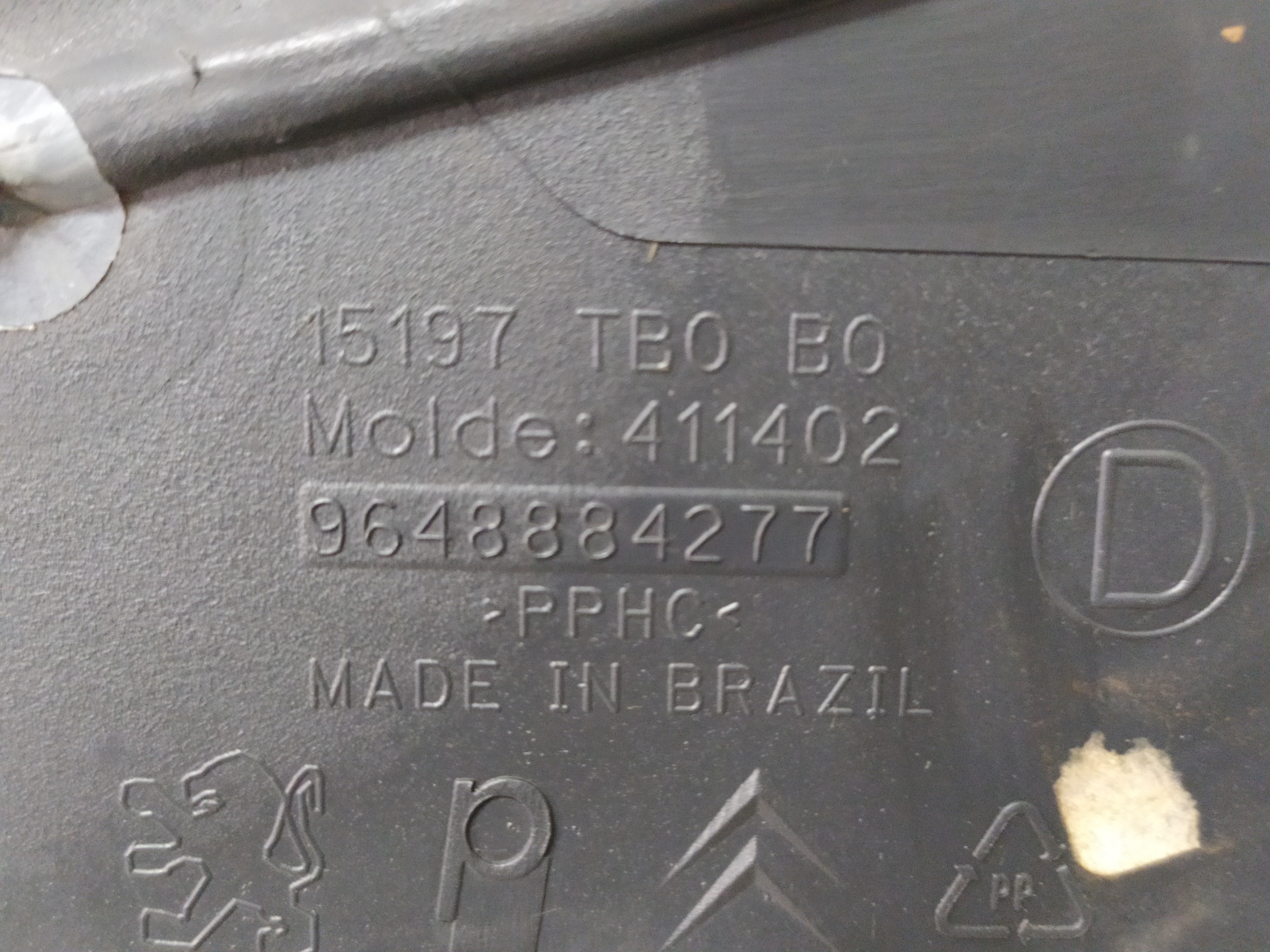 Forro De Porta Traseiro Direito Citroen C3 1.6 2005      V22 6