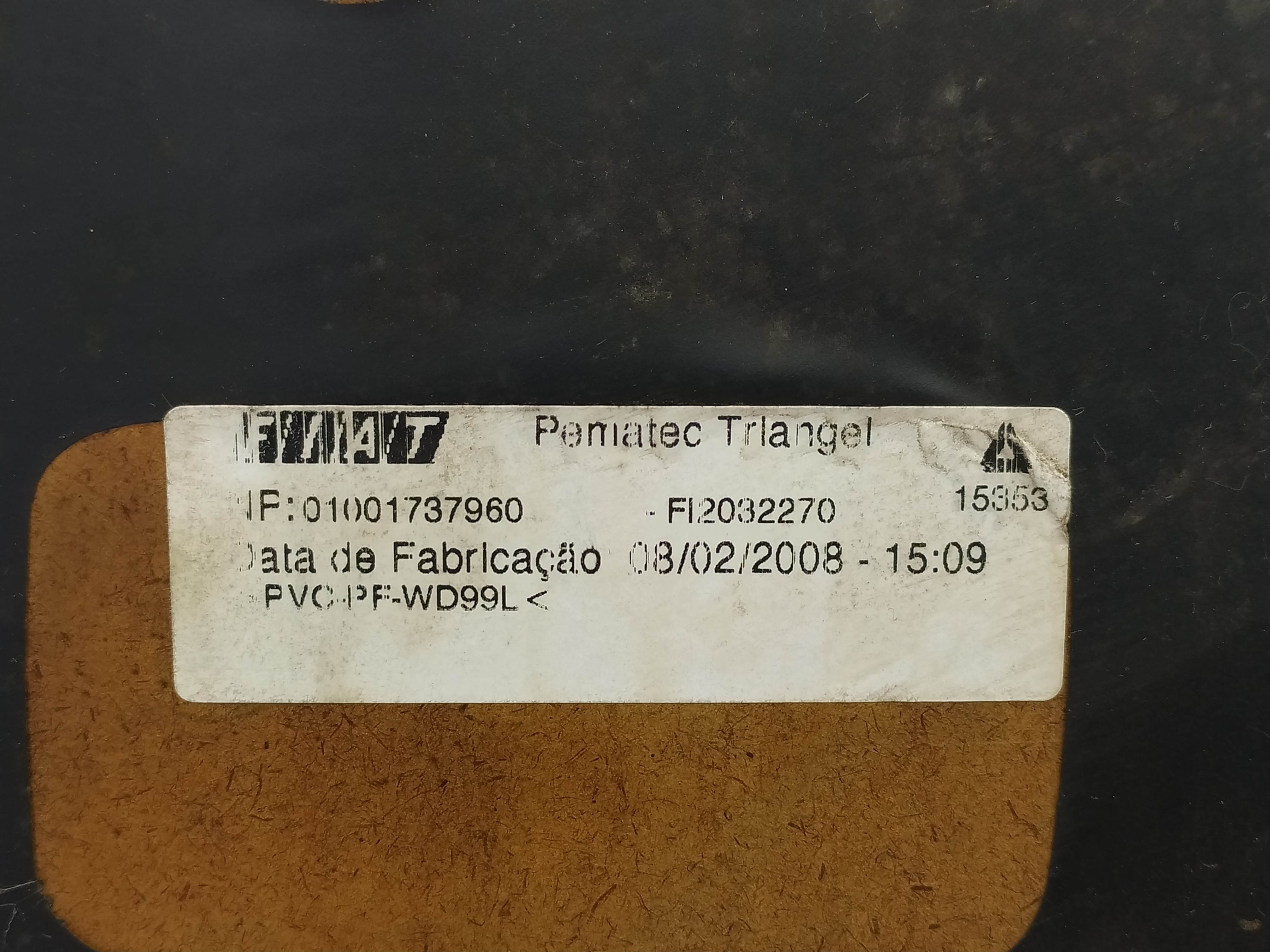 Forro De Porta Dianteira Direita Uno Mille 2 Portas 2008 V46 8