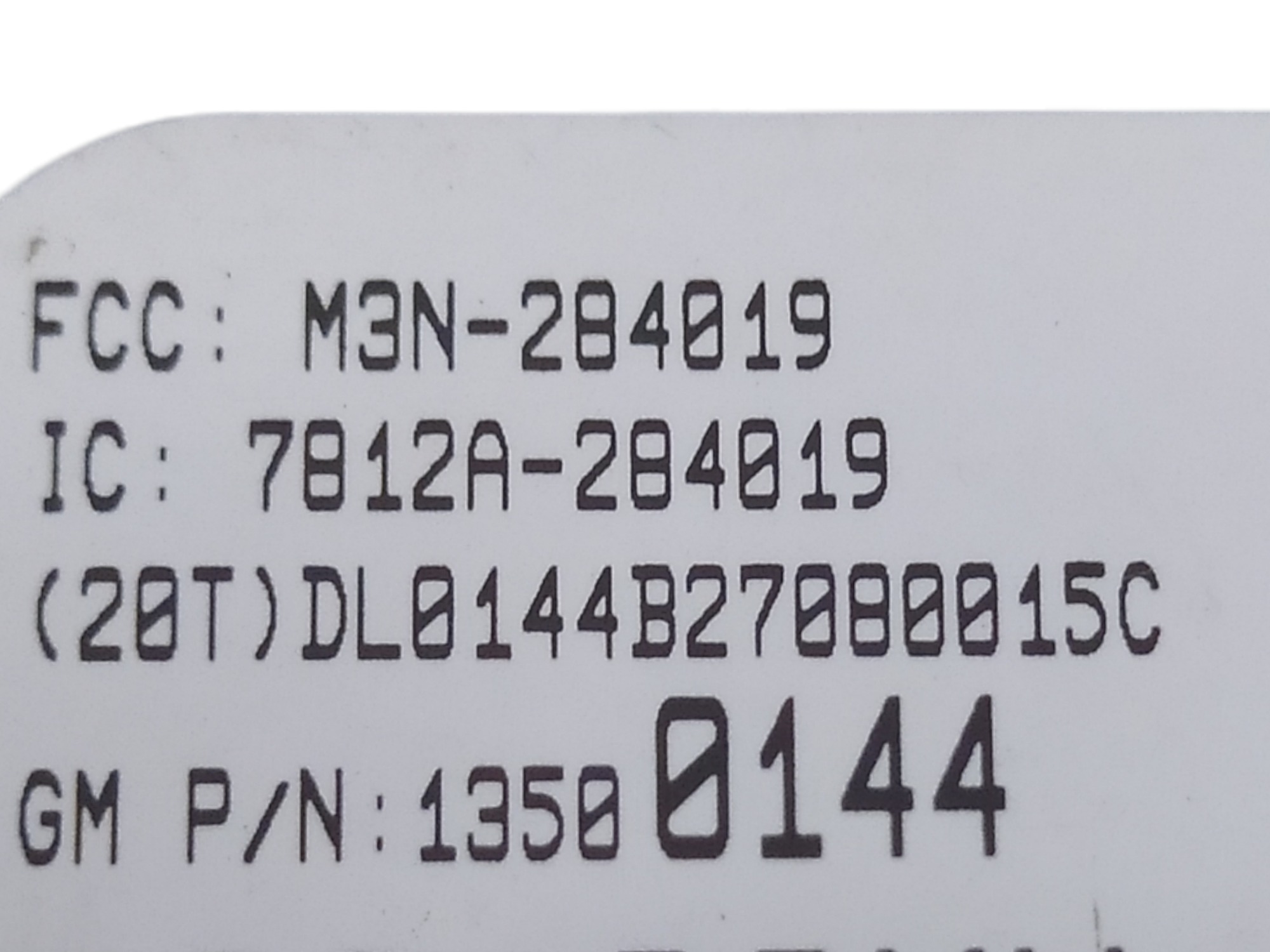 Módulo Central Alarme Chevrolet Cobalt 1.4 2019 7812a284019 6